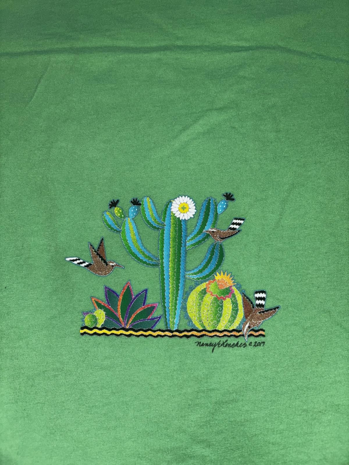 Designer Vintage Cactus Graphic T-Shirt Size L / US 10 / IT 46 - 4 Thumbnail