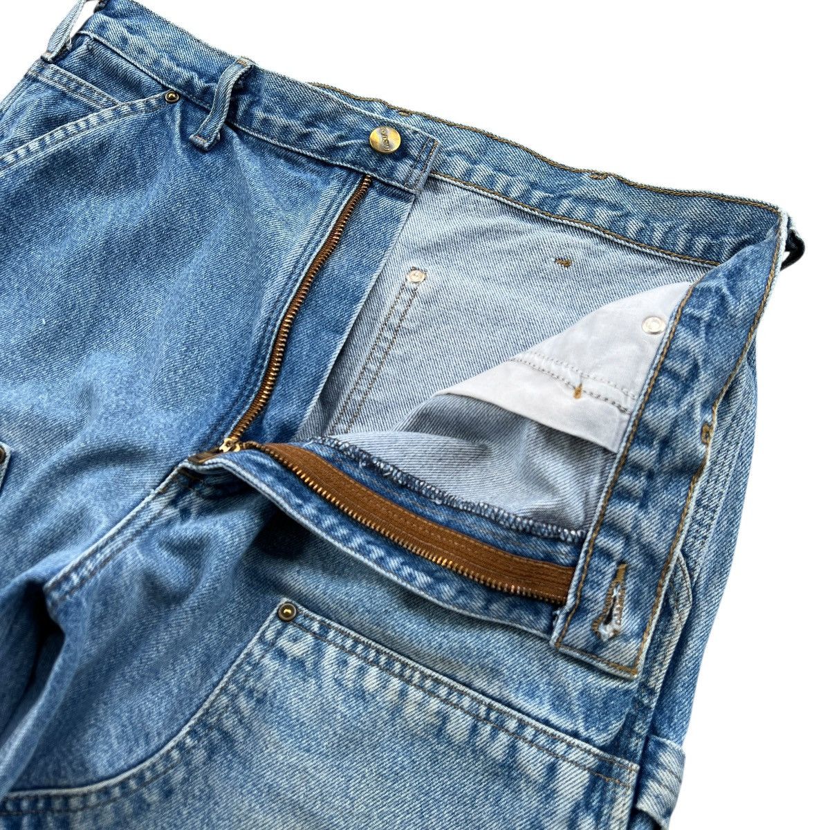 Carhartt × Carhartt Wip × Vintage Vintage Carhartt Double Knee Jeans Pants 33 x 33 Size US 33 - 5 Thumbnail