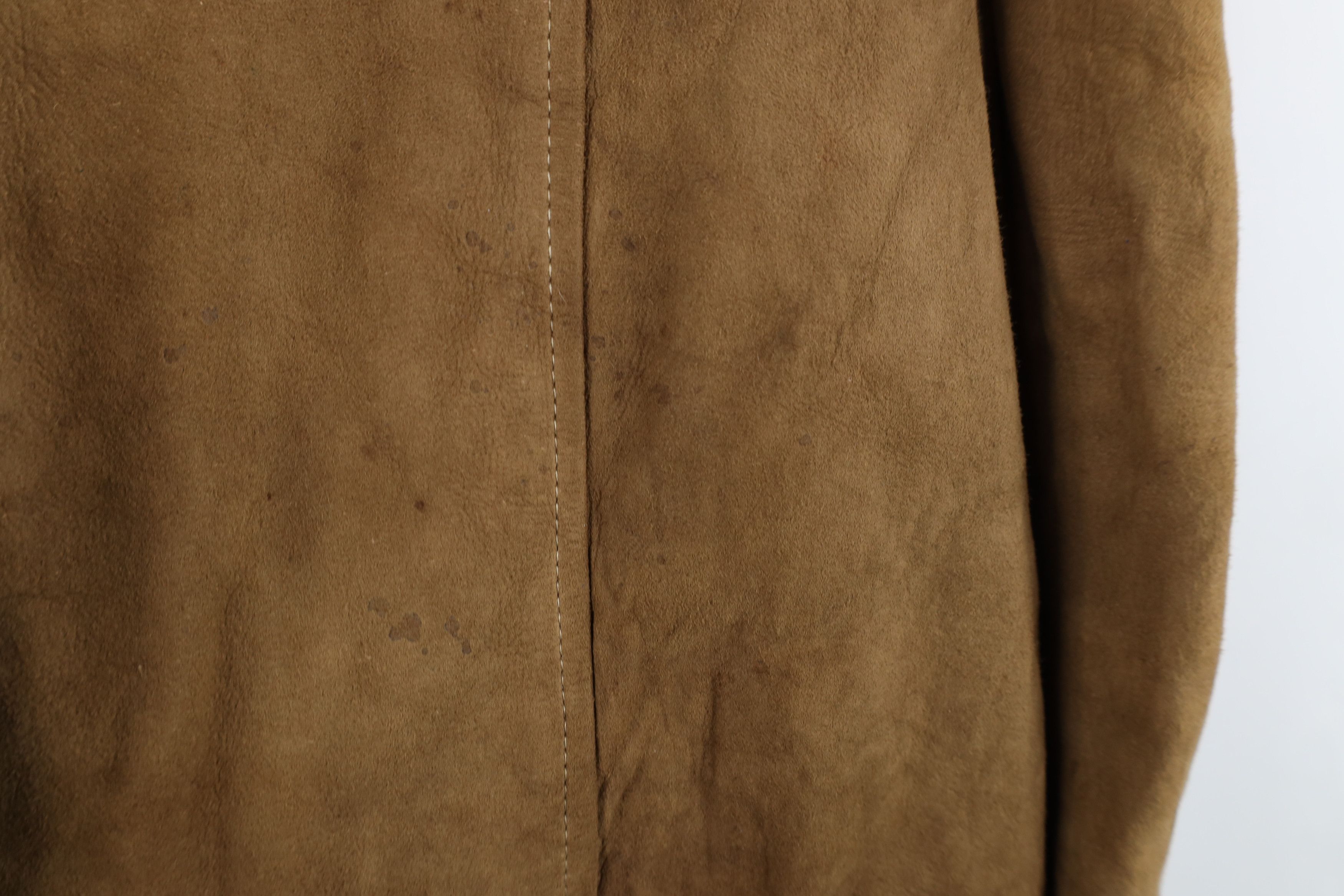 Vintage Vintage 60s Streetwear Lined Suede Leather Jacket Brown Size M / US 6-8 / IT 42-44 - 8 Thumbnail
