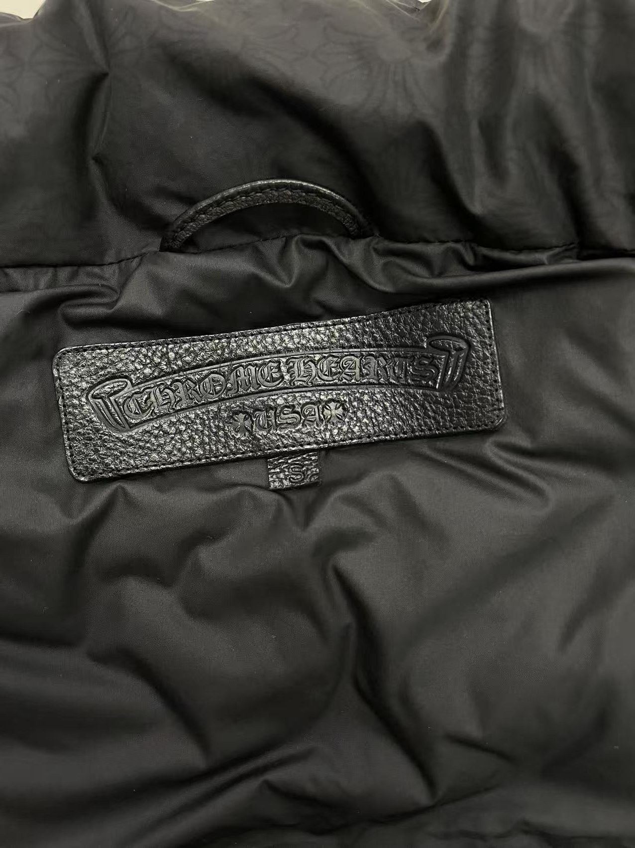 Chrome Hearts Chrome Hearts Tonal Monogram Cross Cropped Down Jacket Size S / US 4 / IT 40 - 3 Thumbnail