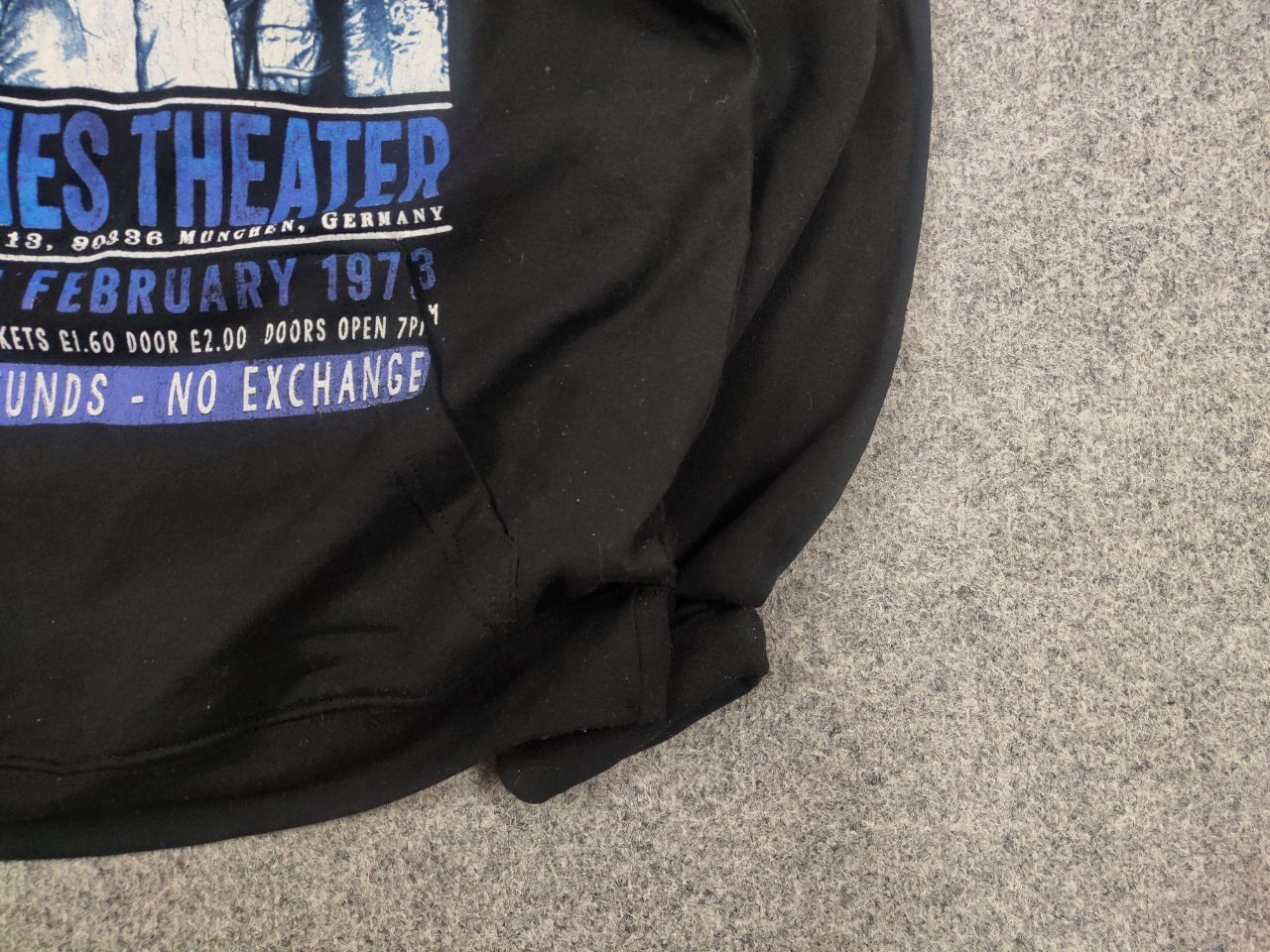 Black Sabbath Black Sabbath plus support Vintage Band Logo Black Hoodie Size US M / EU 48-50 / 2 - 6 Thumbnail