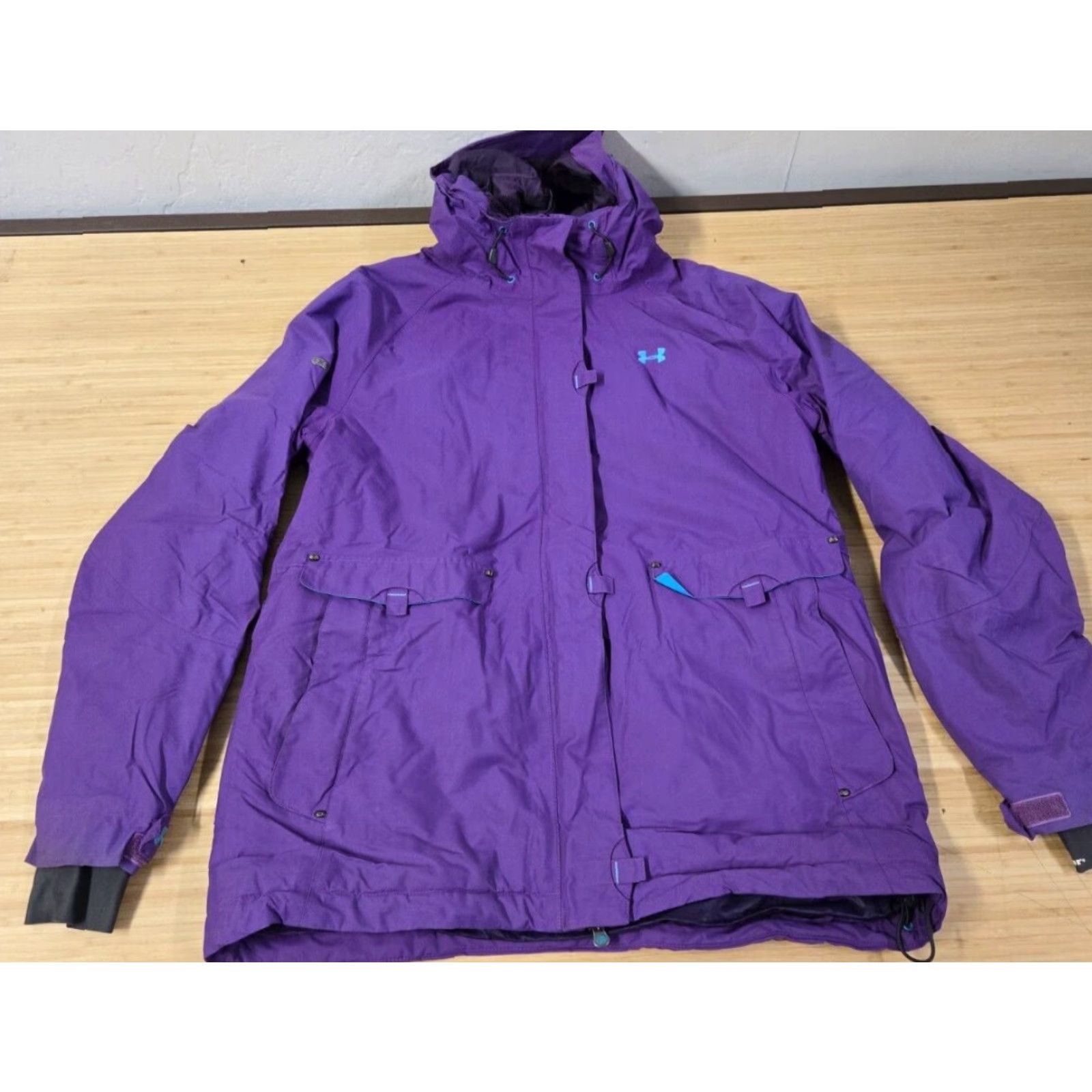Under Armour Under Armour Jacket Ski Women's M Purple Insulated Mid-Length Coat Snow Winter Nylon Polyester Lining Zip Size M / US 6-8 / IT 42-44 - 2 Thumbnail