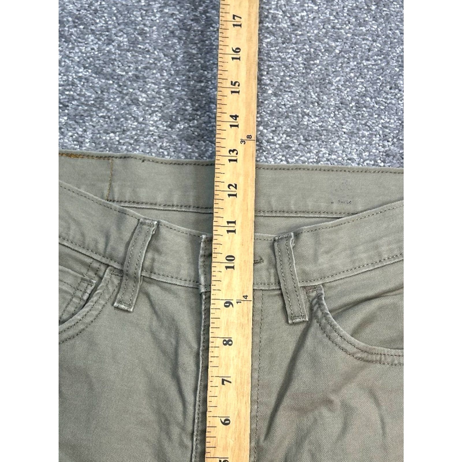 Levi's Levis Workwear Jeans Mens 32 Gray Denim Cotton Stretch Mid Rise Straight 32x31 Regular 32 Inseam 5-Pocket Size US 32 / EU 48 - 4 Thumbnail