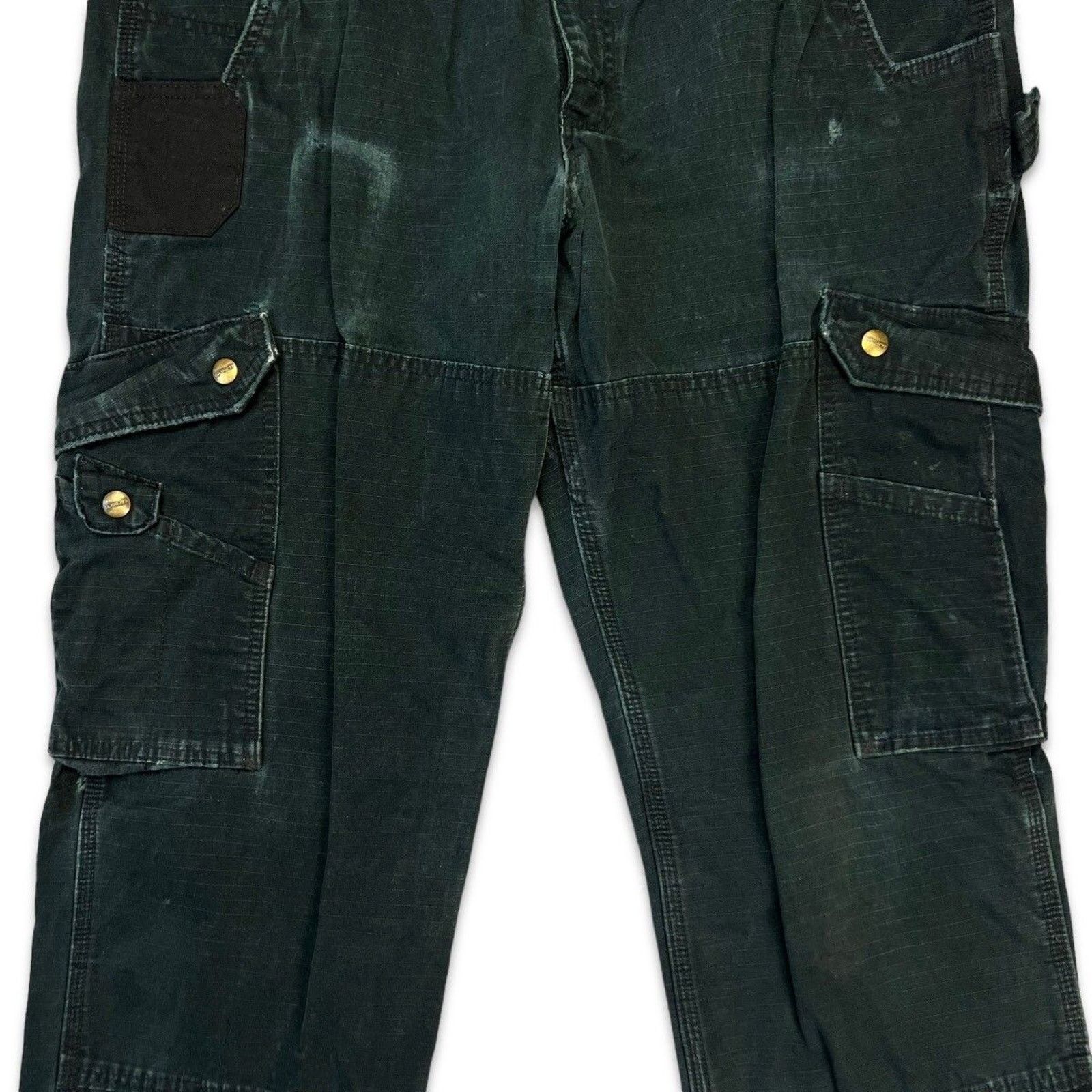 Carhartt × Vintage Carhartt Pants 36x32 Double Knee Relaxed Fit Carpenter Baggy Size US 36 / EU 52 - 2 Thumbnail