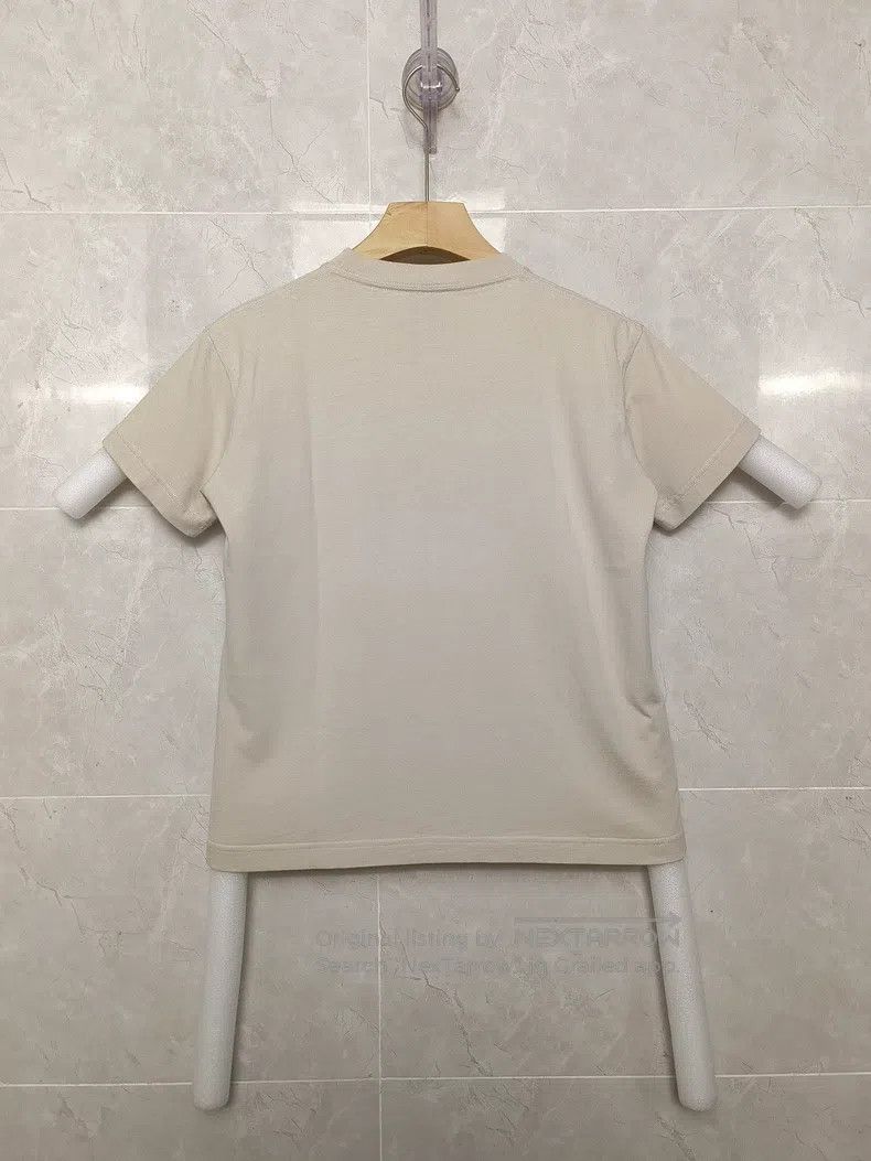 Balenciaga Balenciaga Crown and Wheat Embroidered Logo Short Sleeve T Size US M / EU 48-50 / 2 - 2 Thumbnail
