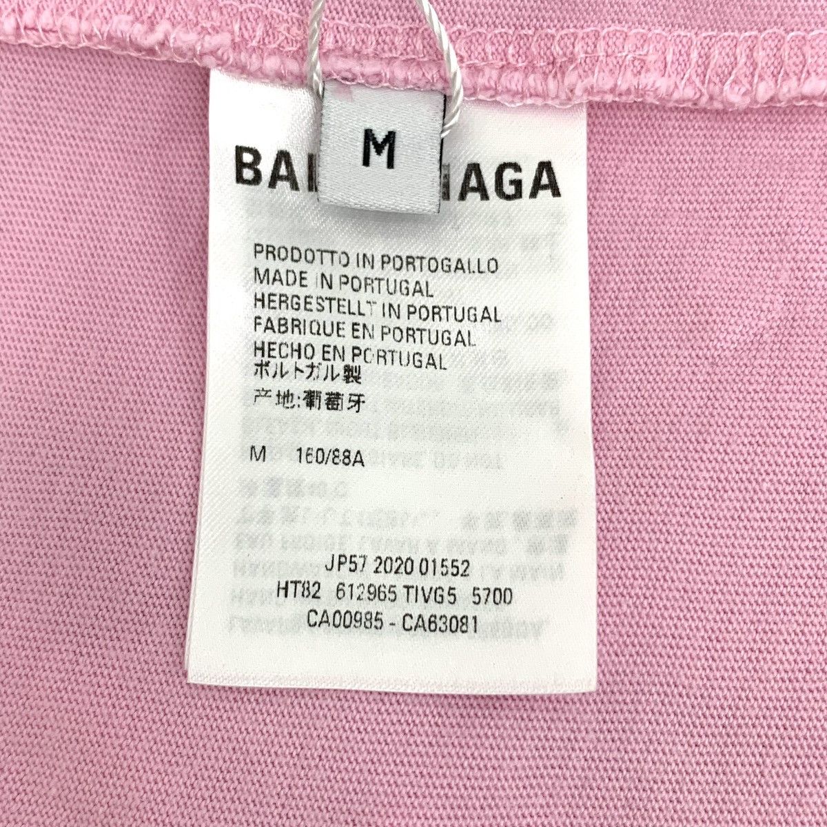 Balenciaga Balenciaga Pink Letter Print Short Sleeve T-shirt K26WX Size M / US 6-8 / IT 42-44 - 6 Thumbnail