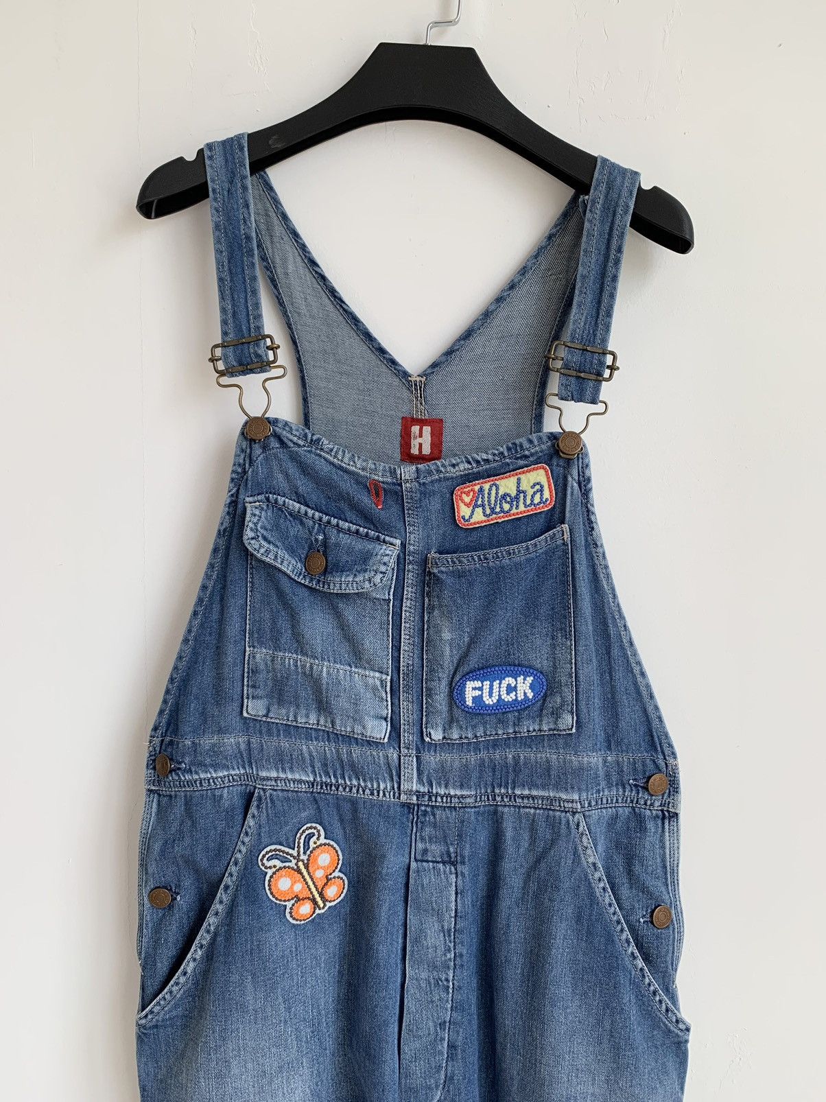 Hysteric Glamour Hysteric Glamour FUCK Denim Overall Size US 34 / EU 50 - 4 Thumbnail