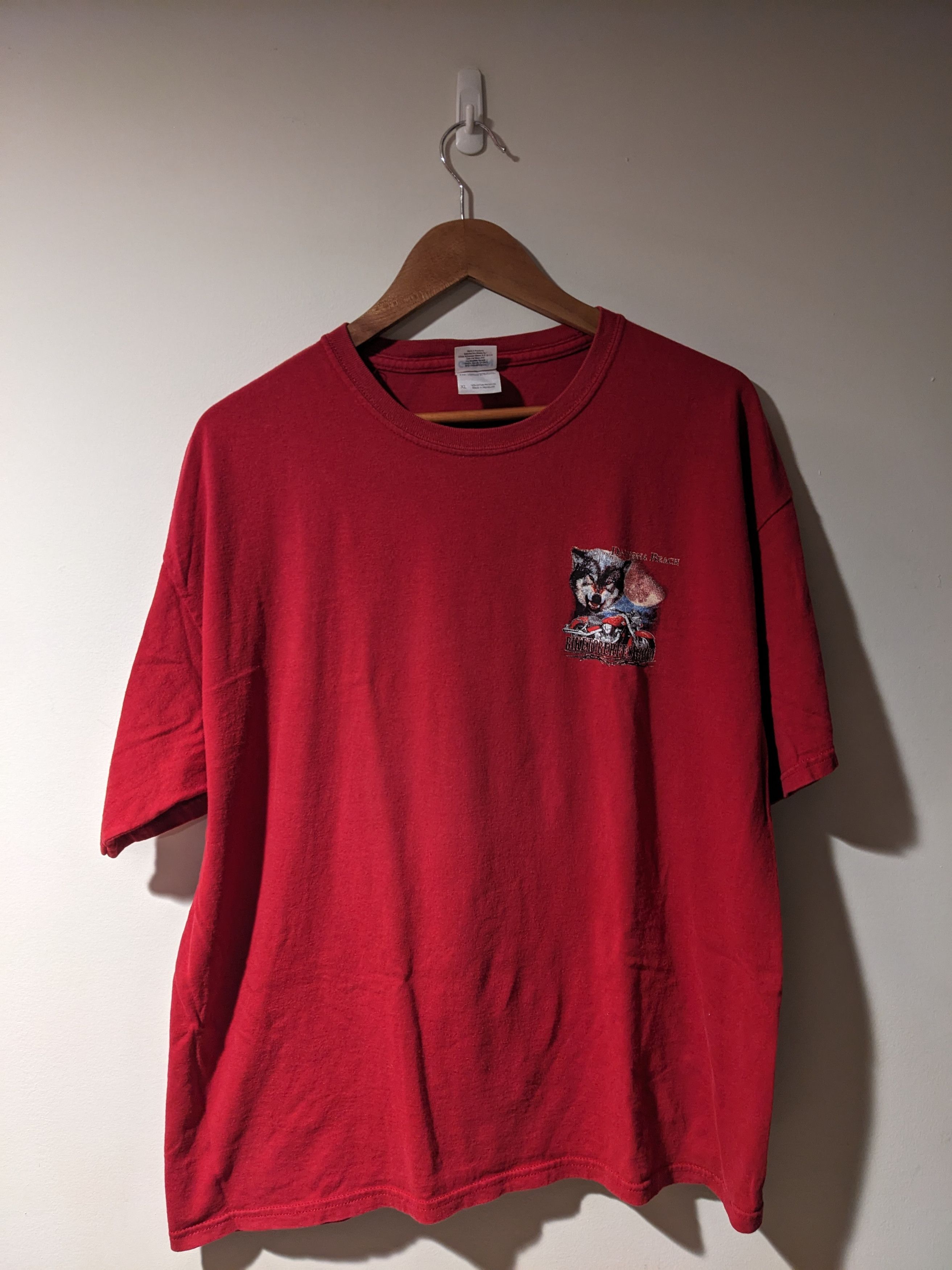 Harley Davidson × Vintage Vintage 2010 Biketoperfest Daytona Beach Wolf Animal T-Shirt Size US XL / EU 56 / 4 - 5 Thumbnail