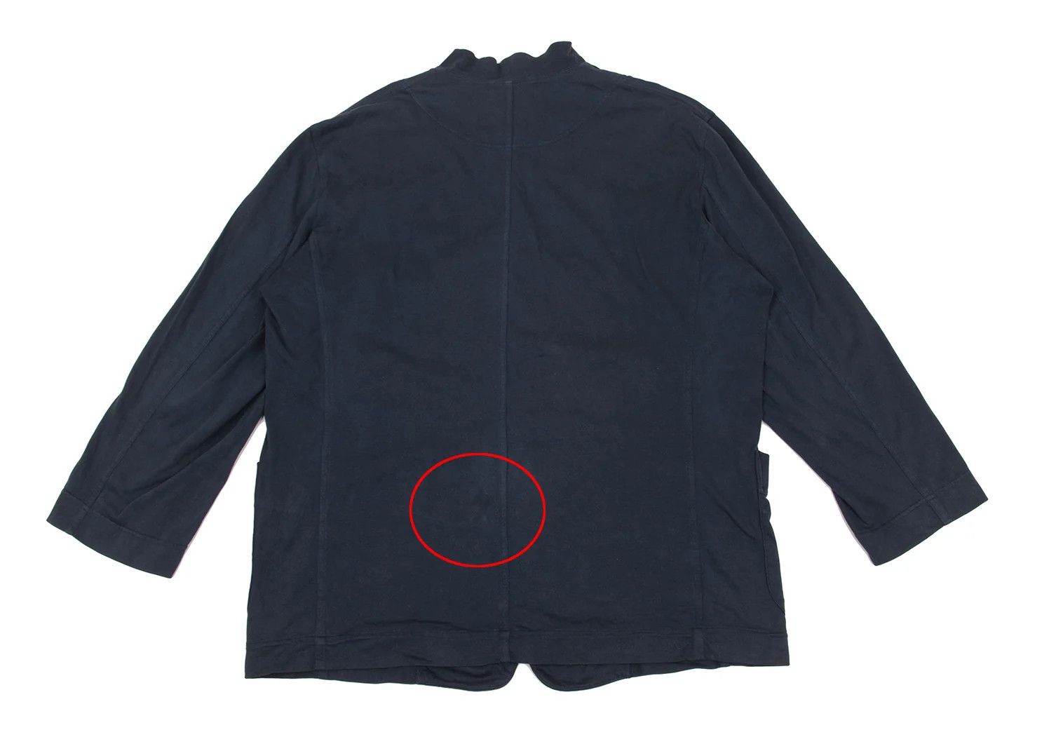 Issey Miyake Cotton Mao Collar Jacket in Navy Size M Size US M / EU 48-50 / 2 - 12 Thumbnail