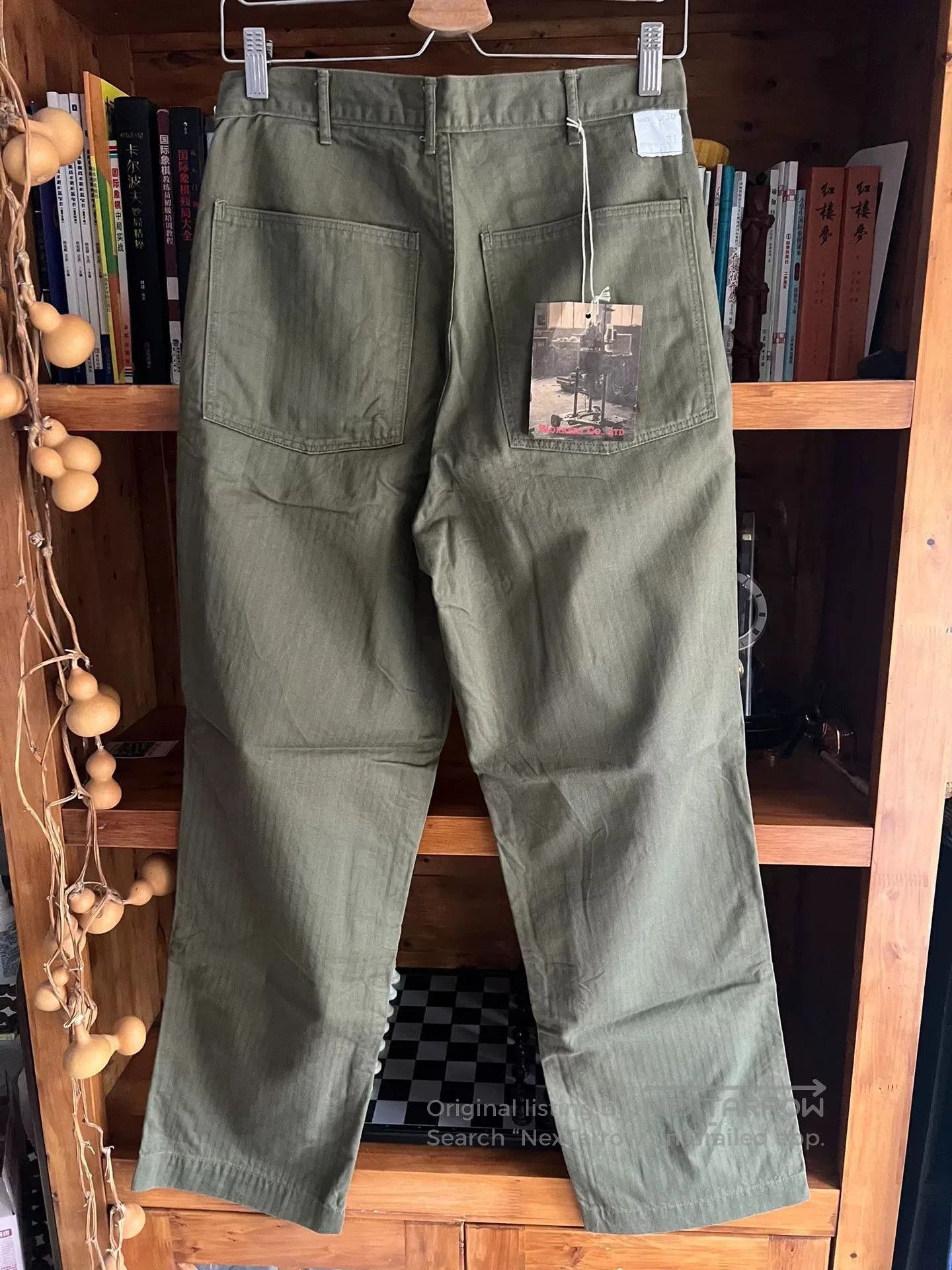 Japanese Brand workers japan military style green pants. Size US 30 / EU 46 - 7 Thumbnail