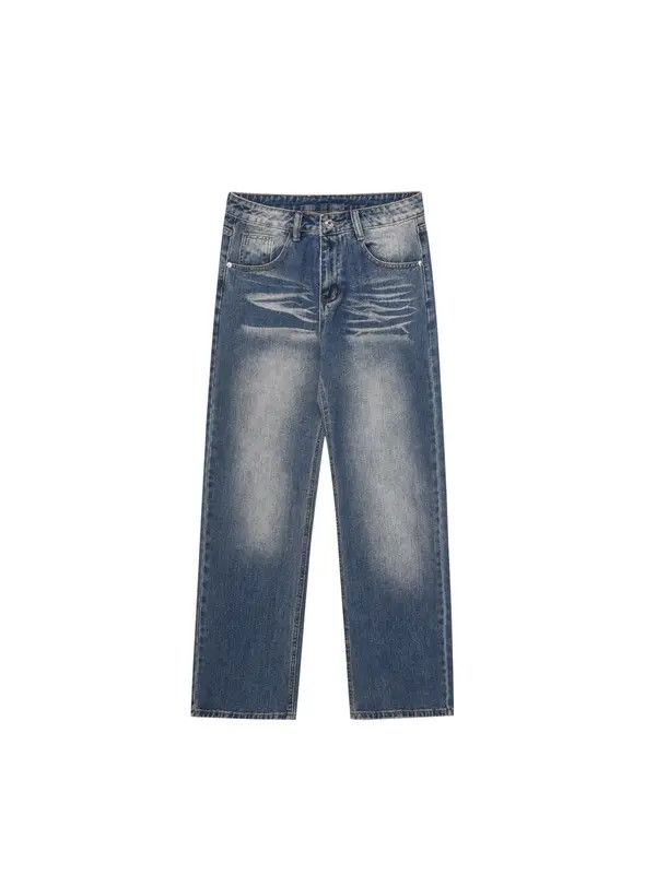 VIBE distressed washed faded baggy flared jeans Size US 30 / EU 46 - 4 Thumbnail