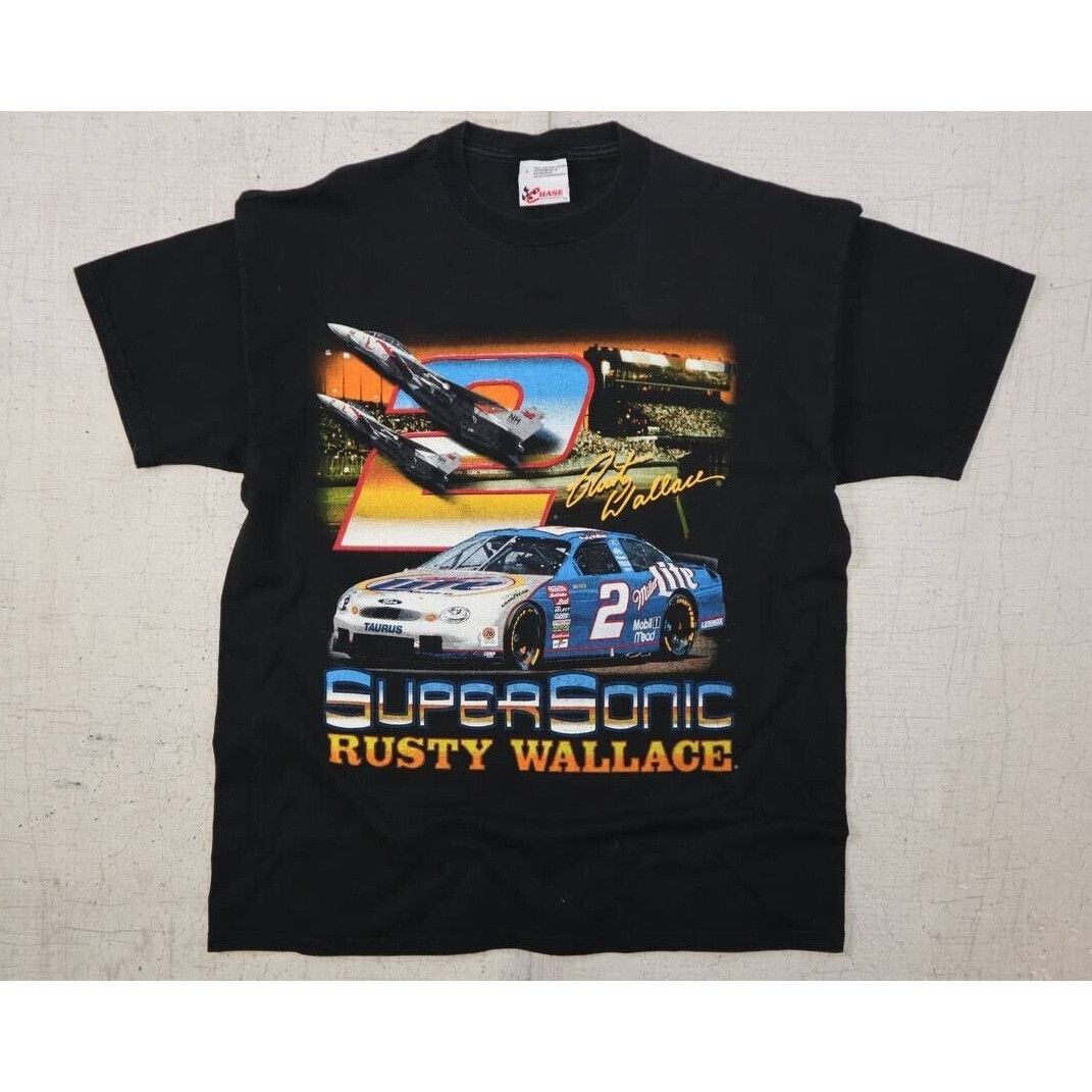 Chase Authentics VTG 90s Super Sonic Rusty Wallace #2 Chase Authentics Sz L Size US L / EU 52-54 / 3 - 1 Thumbnail