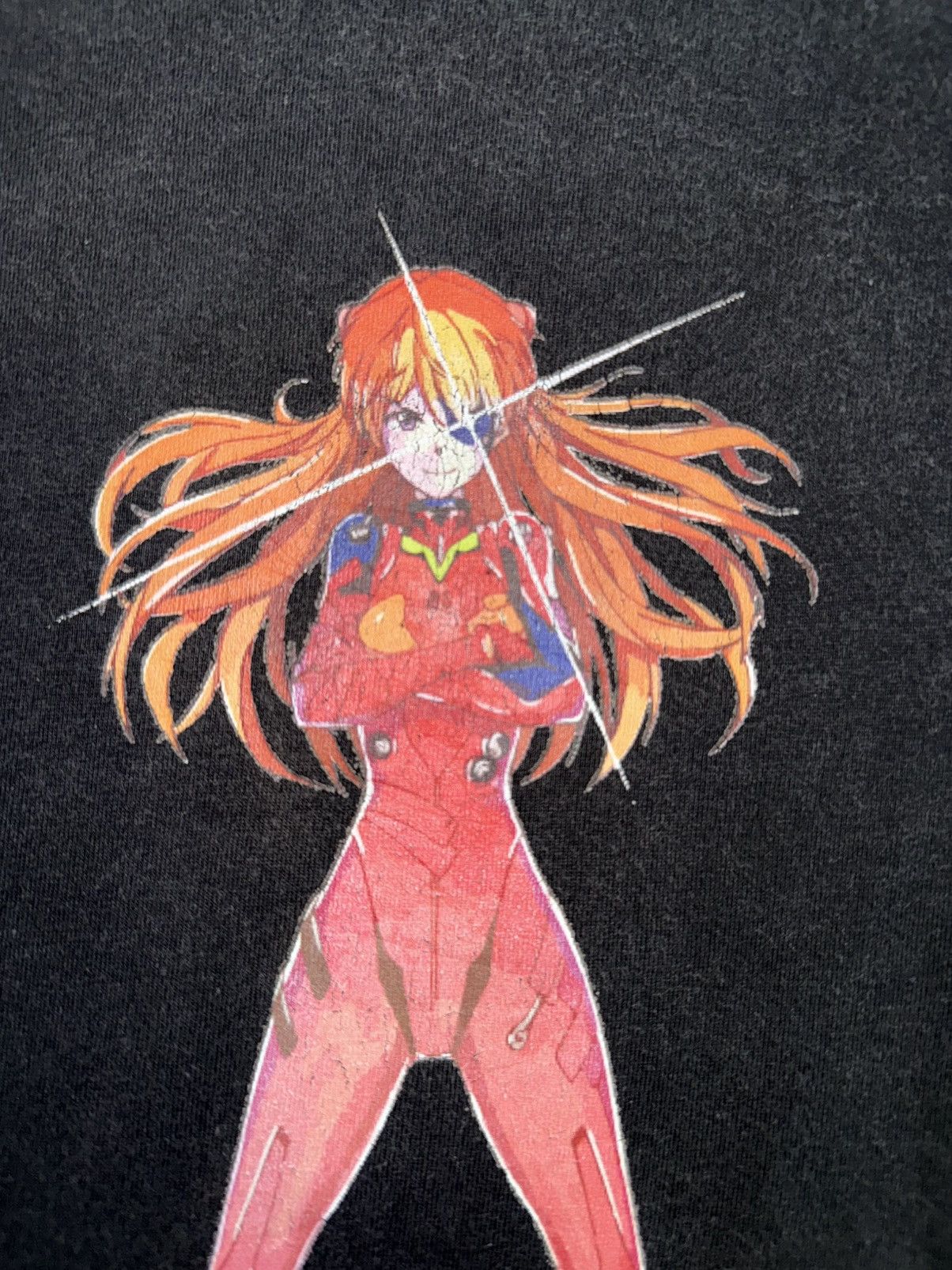 Anime × Vintage Vintage Neon Genesis Evangelion Anime Japan Faded Tee Size US L / EU 52-54 / 3 - 3 Thumbnail