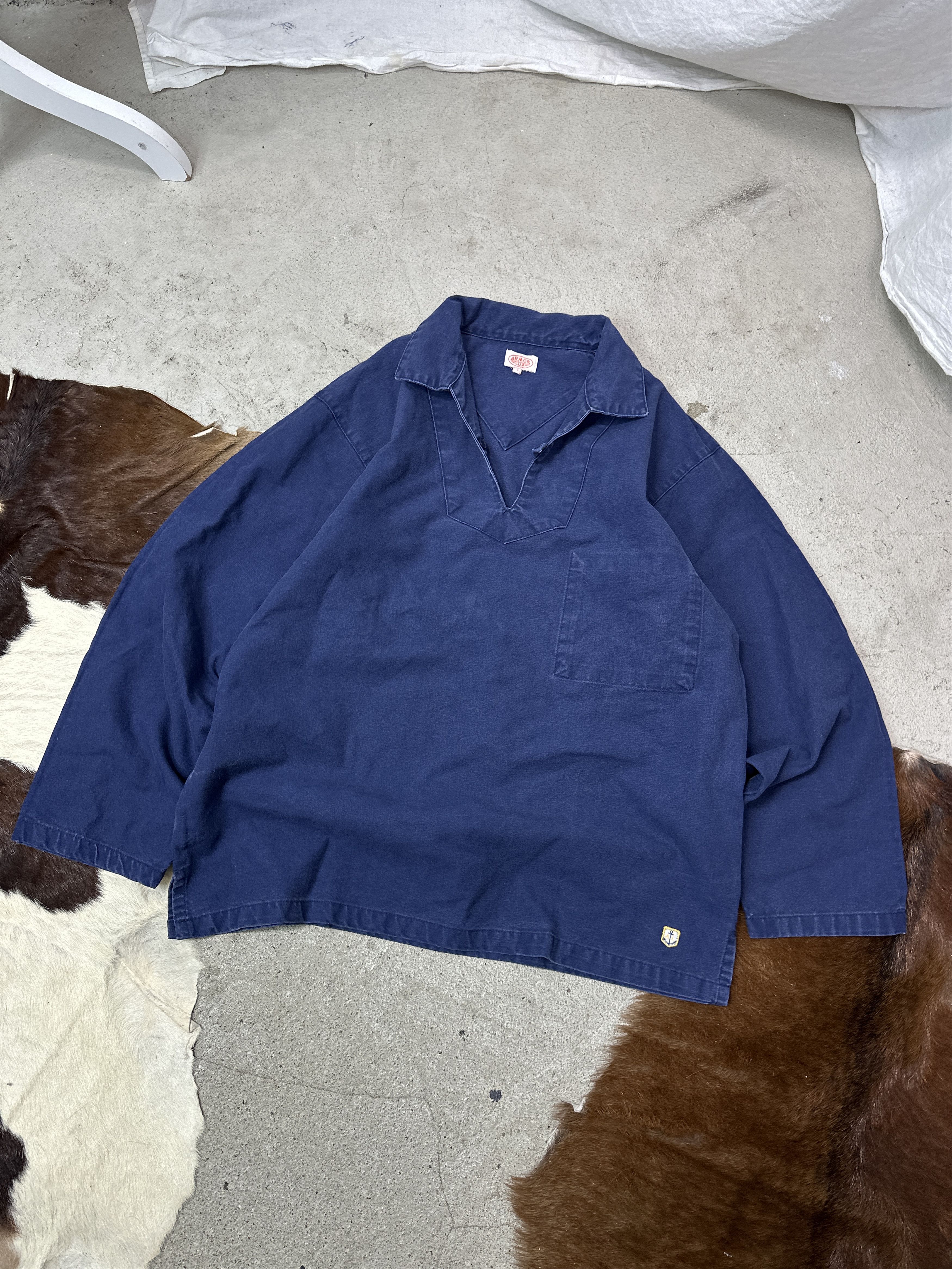 Vintage Vintage Overshirt French Workwear Styled Jacket Y2K Size US L / EU 52-54 / 3 - 2 Thumbnail