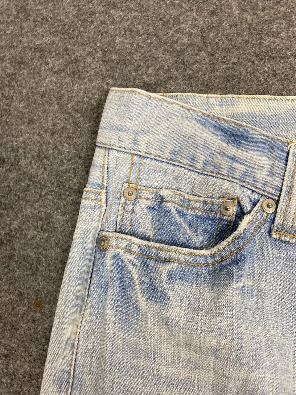 Japanese Brand vintage colza japanese brands bootcut flare distressed denim Size 33" - 11 Thumbnail