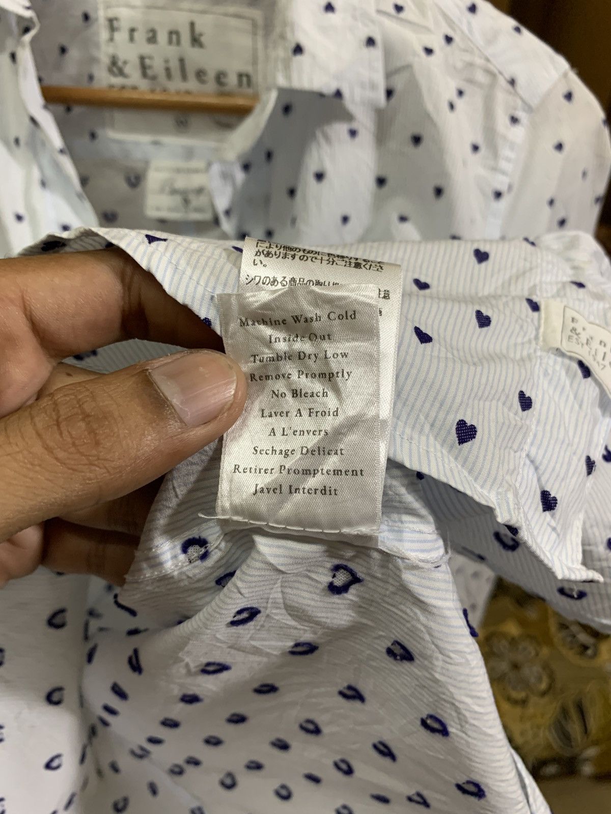 Frank & Eileen FRANK & EILEEN RELAXED BUTTON UPS SHIRT WITH LOVE DESIGN Size XS / US 0-2 / IT 36-38 - 9 Thumbnail
