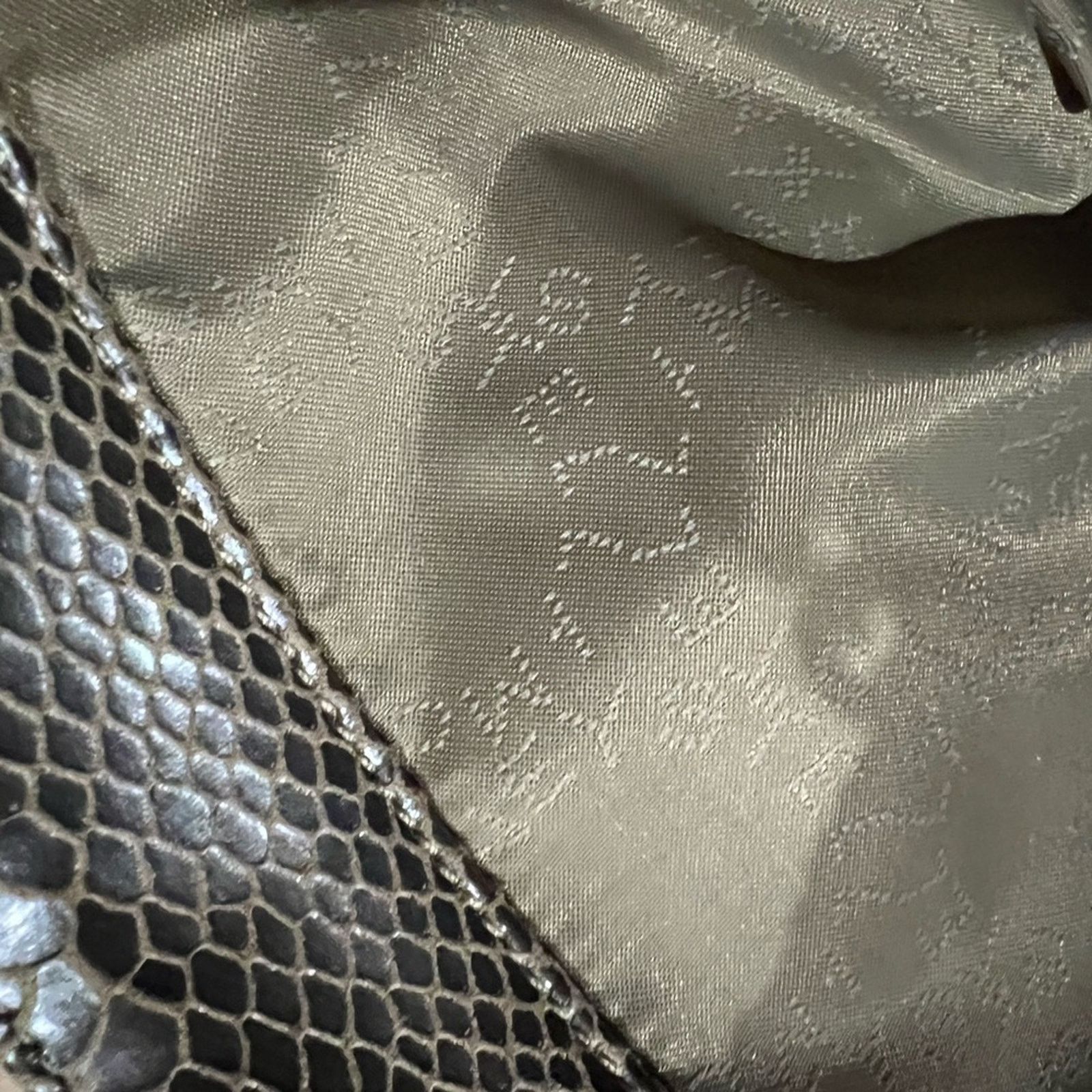 Stella McCartney Stella McCartney Eco Python Embossed Falabella Clutch Size ONE SIZE - 14 Thumbnail