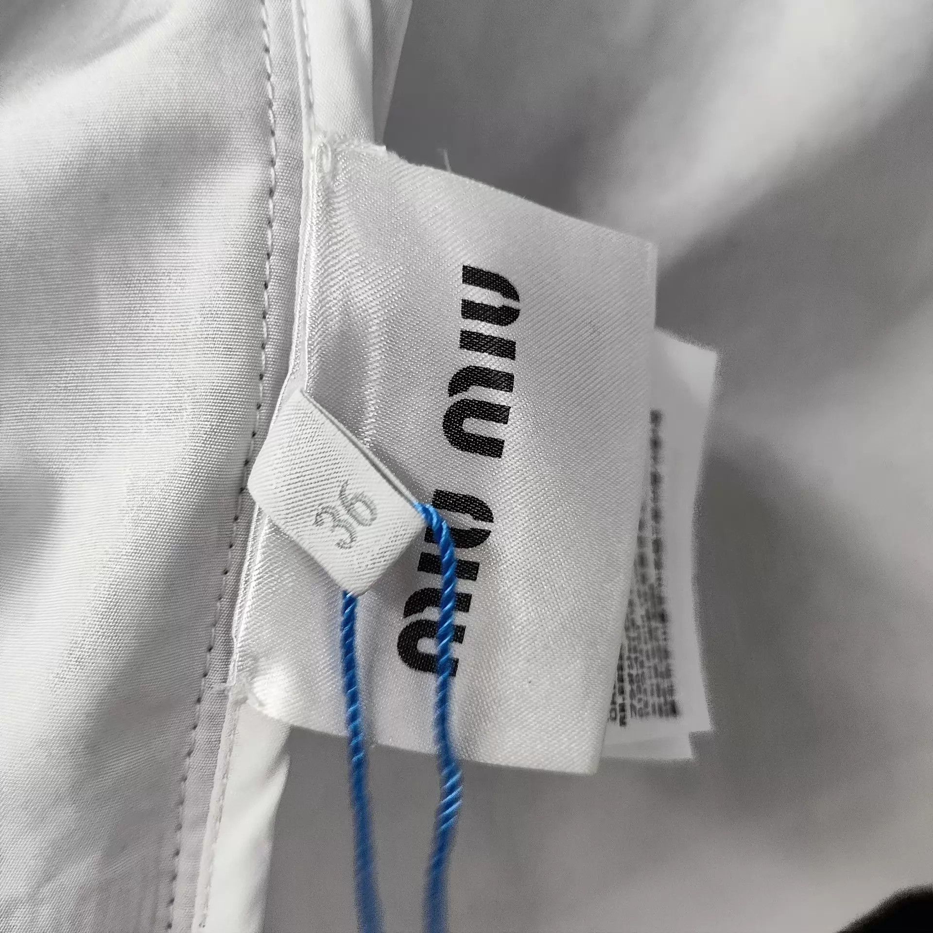 Miu Miu MIU MIU black white trim jacket women's 36 Size XS / US 0-2 / IT 36-38 - 5 Thumbnail