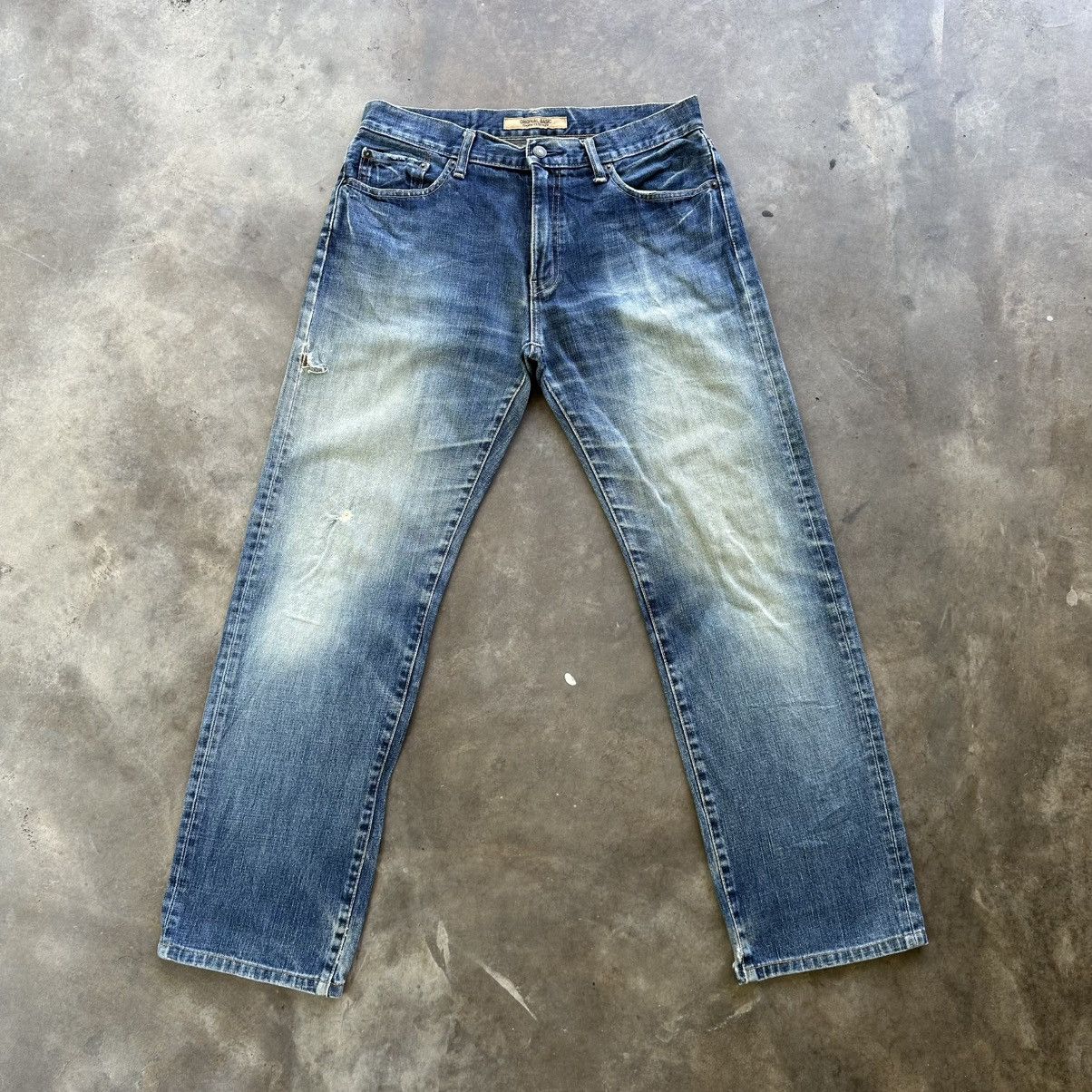 Japanese Brand Vintage Japanese Faded Denim Jean Pant W32 Size US 32 / EU 48 - 1 Thumbnail