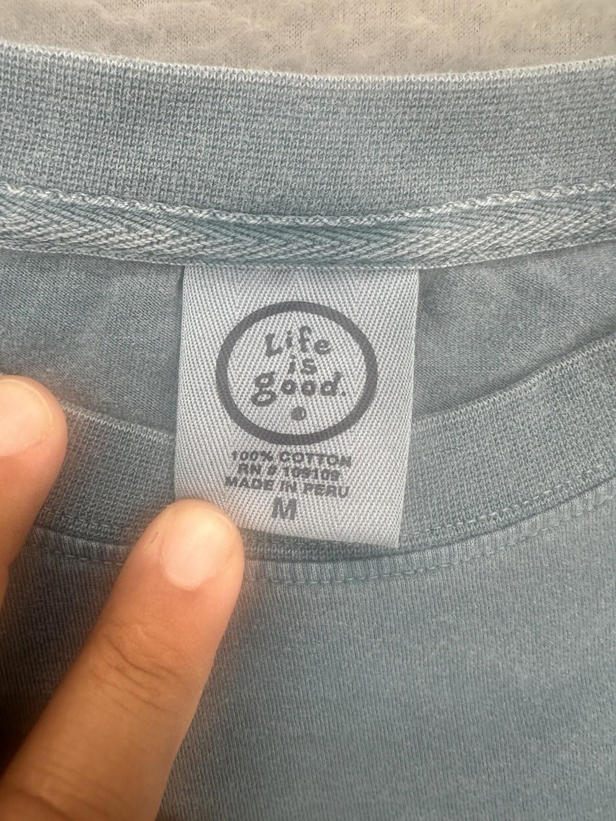 Life is Good Life is Good Golf T-Shirt Men's Size M Gray Jam Shirt Size US M / EU 48-50 / 2 - 4 Thumbnail
