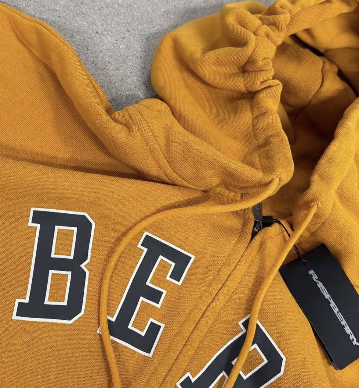 GV Gallery Mustard Zip Up Hooded Sweatshirt Raspberry Hills
