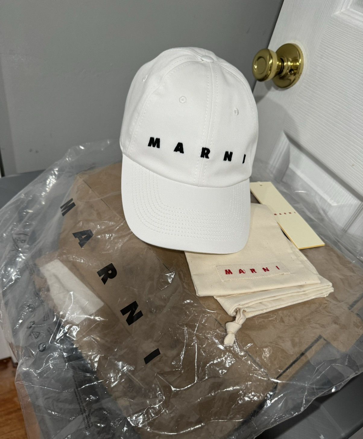 Marni Marni logo-embroidered baseball cap Size ONE SIZE - 4 Thumbnail