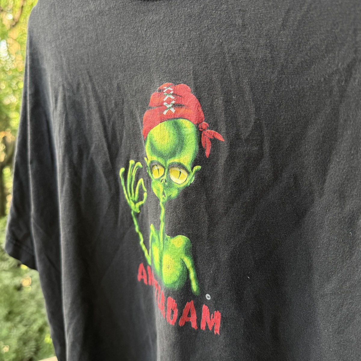 Vintage Amsterdam Alien Thrashed Faded Distressed Shirt ERD Grunge Size US M / EU 48-50 / 2 - 6 Thumbnail