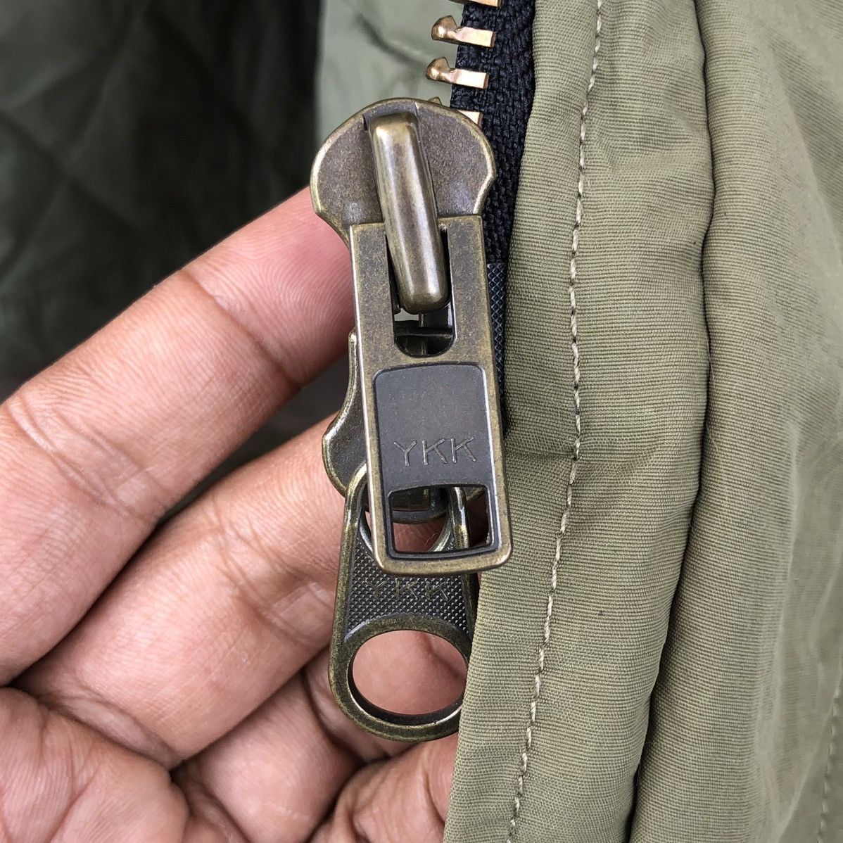 Japanese Brand BAGARCH Mod Coat Olive Military Coat Cross Big Logo Parka Size US XL / EU 56 / 4 - 12 Thumbnail