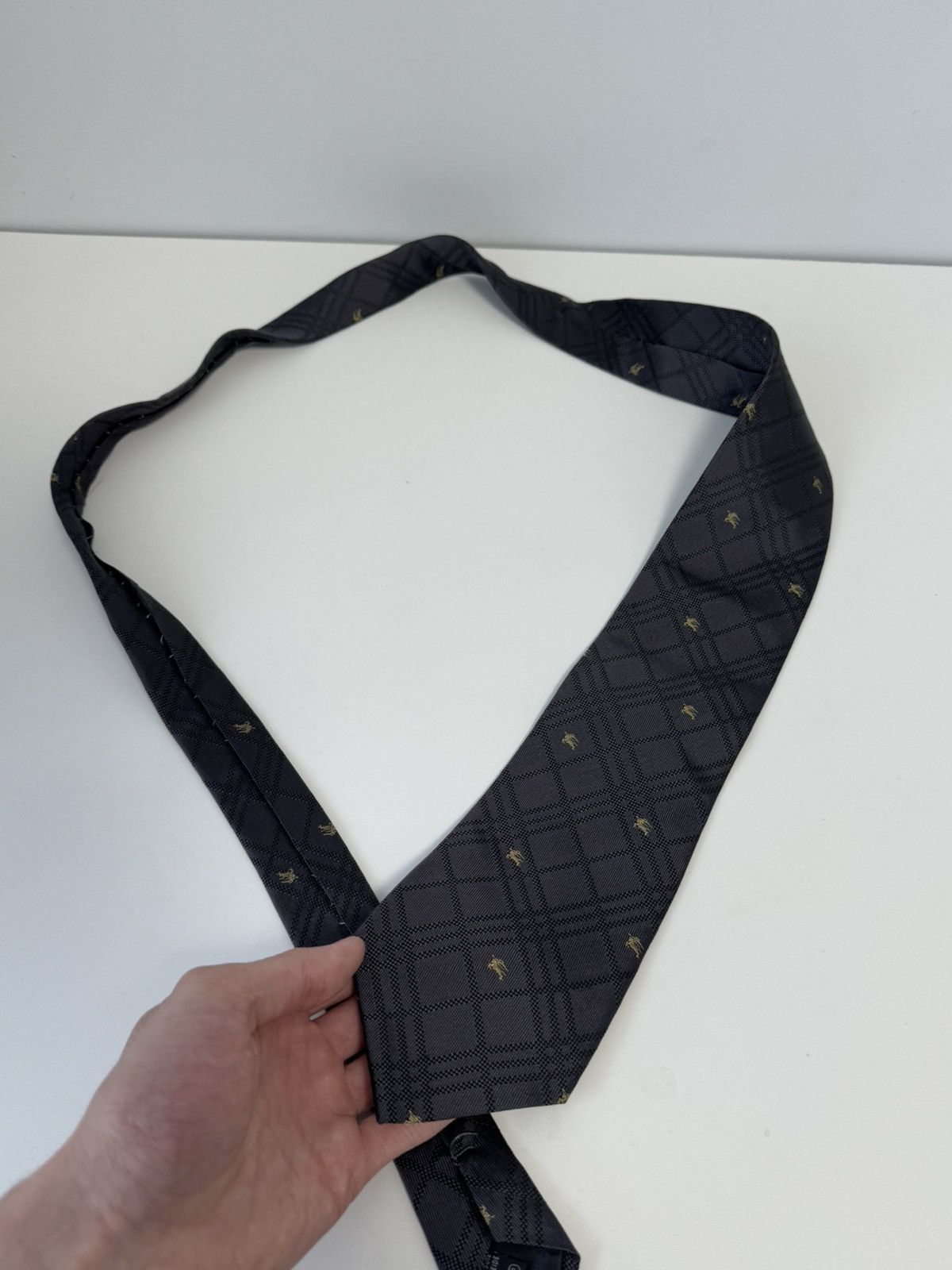 Burberry Burberry Tie Italy Slik Size ONE SIZE - 8 Thumbnail