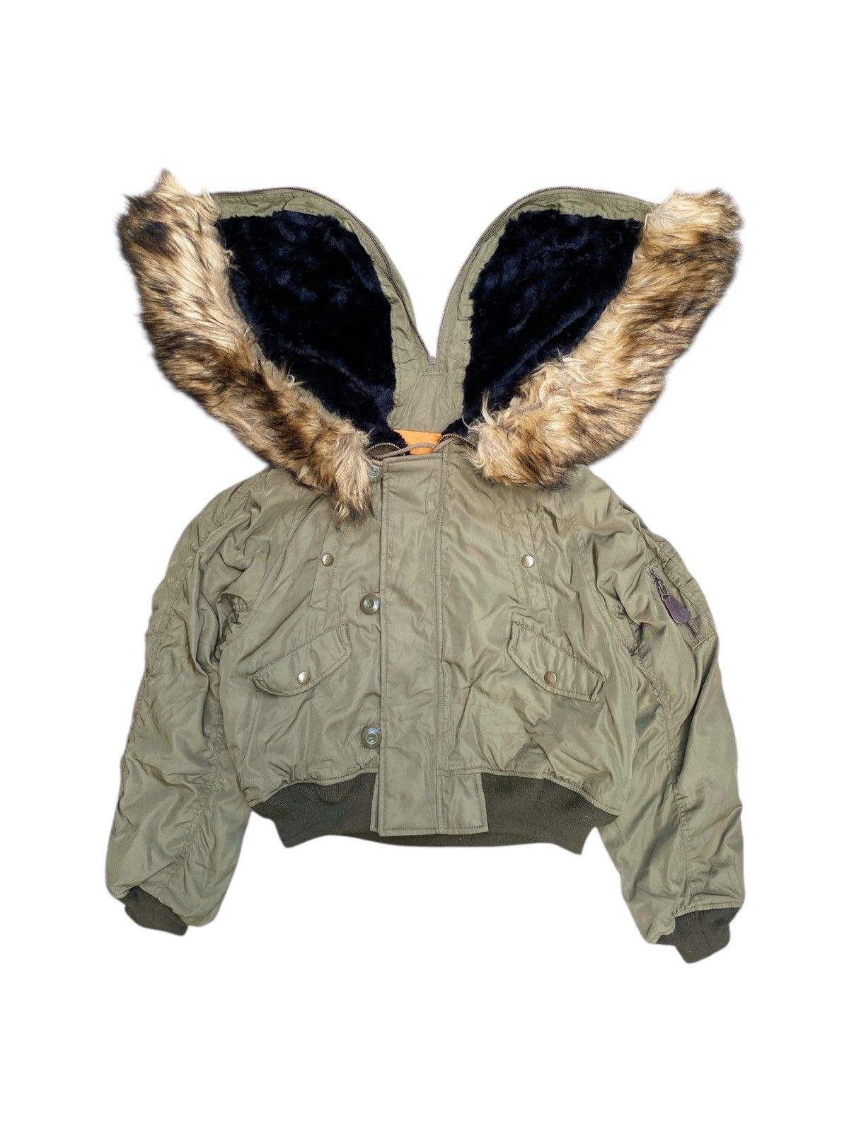 N2B Moussy Military Fur Jacket Goa Lgb kmrii Style moussy military