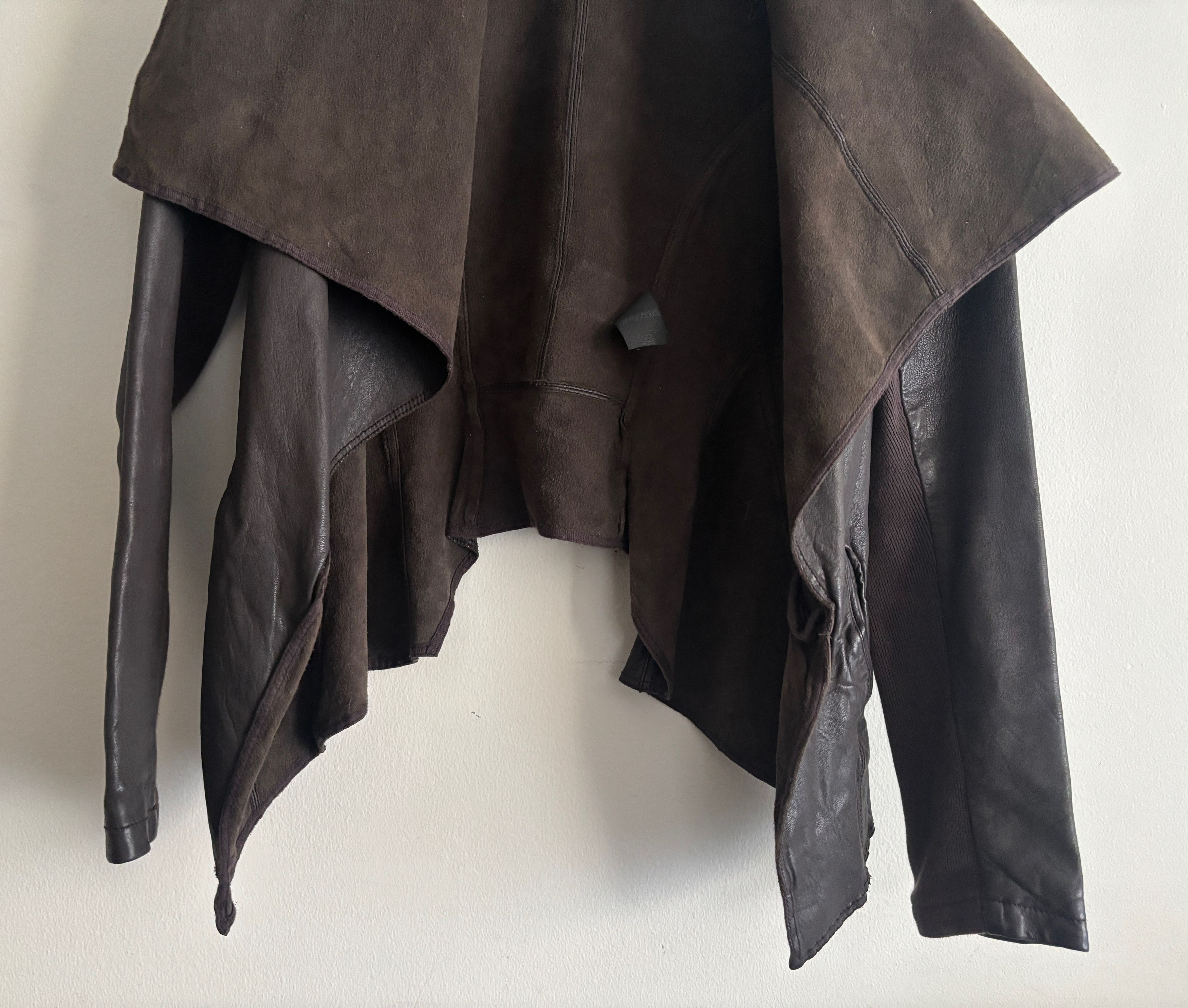 Allsaints $750 Datya Waterfall Leather Jacket - UK 10, US 6, EU 38 Size M / US 6-8 / IT 42-44 - 3 Thumbnail