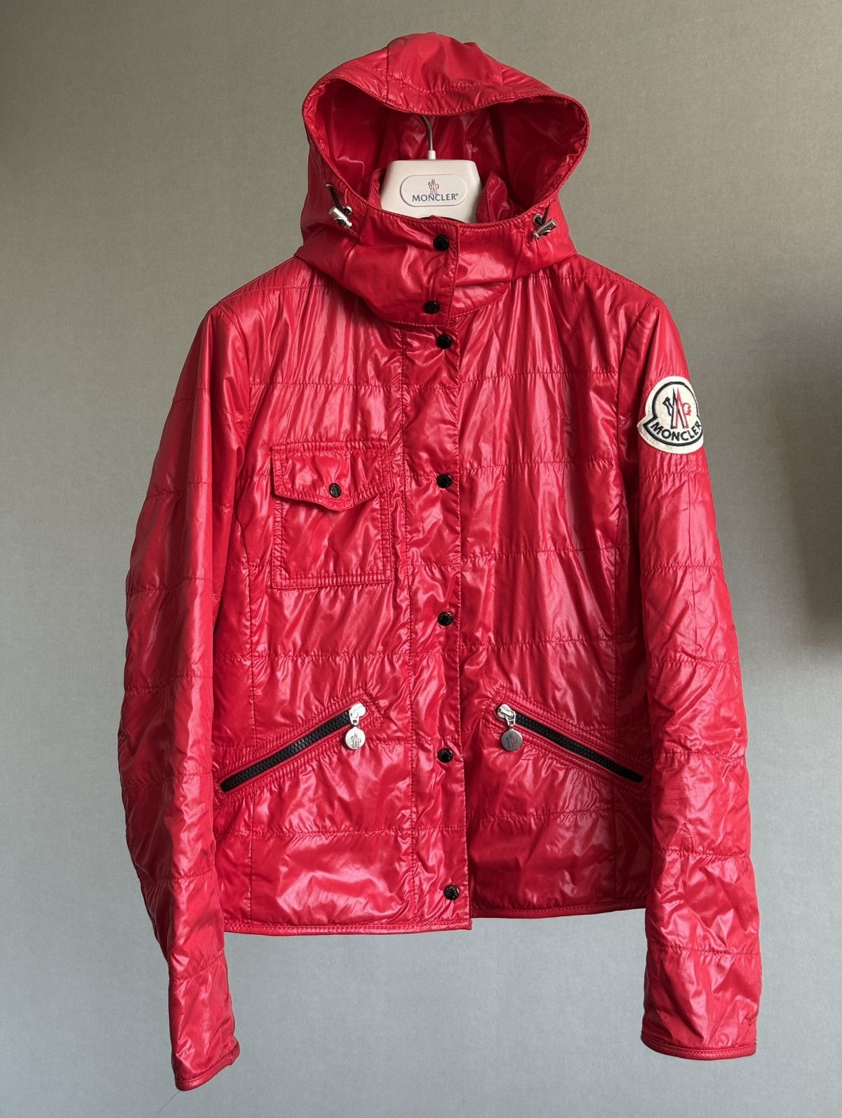 Moncler Vintage Padded Big Logo Jacket size 2