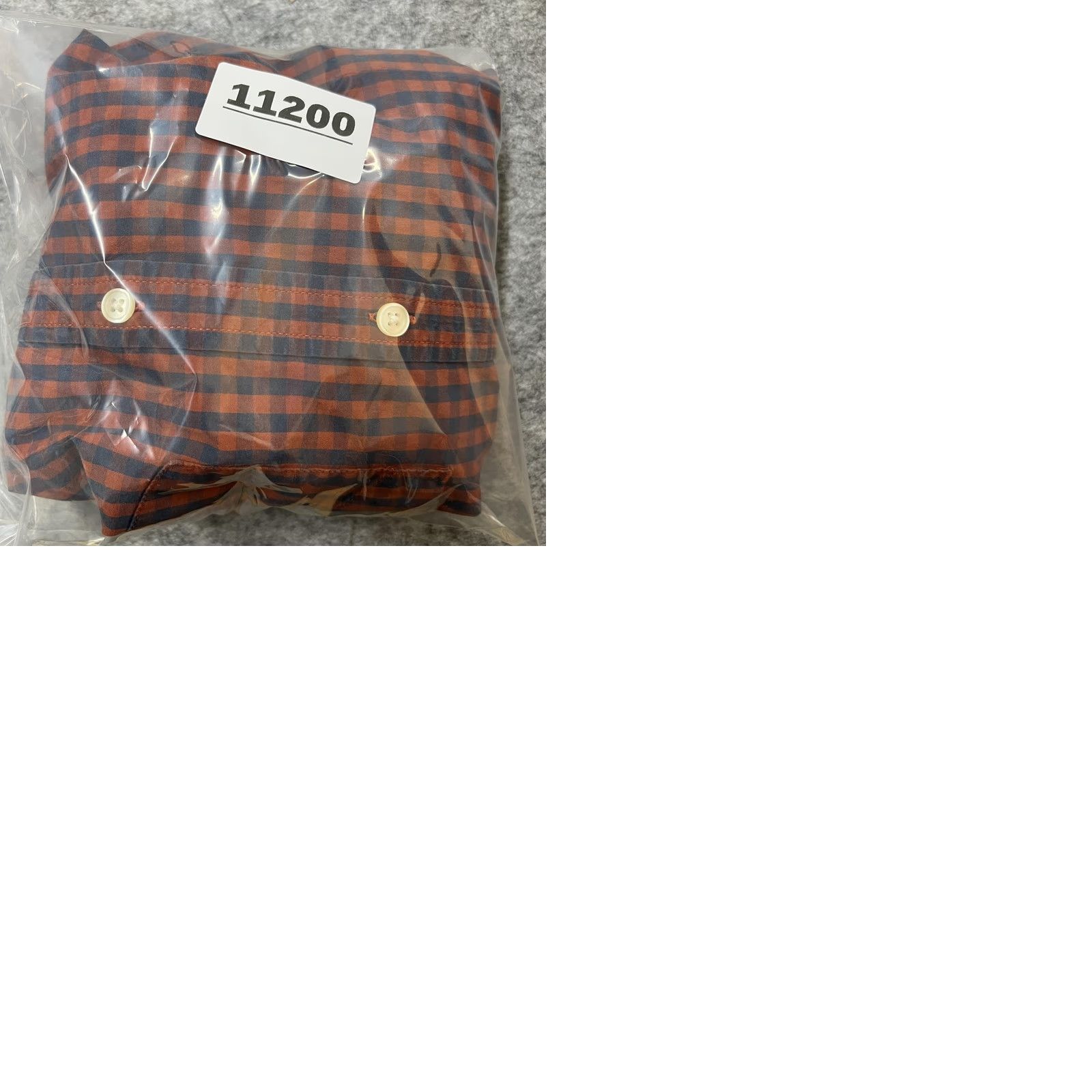Lucky Brand Lucky Brand Shirt Mens M Blue Orange Check Slim Fit Saturday Stretch Long Sleeve Size US M / EU 48-50 / 2 - 11 Thumbnail