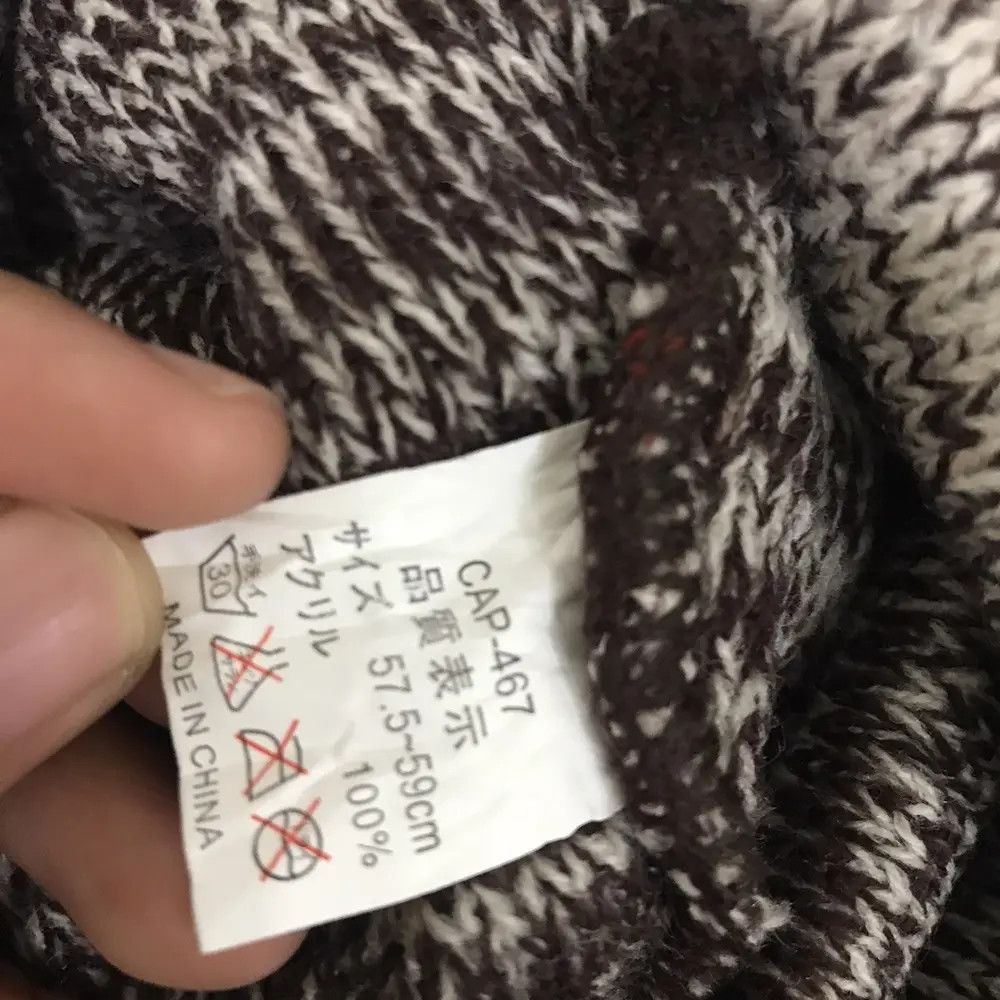 Japanese Brand Japanese Brand Bobble Beanie Hat Size ONE SIZE - 6 Thumbnail