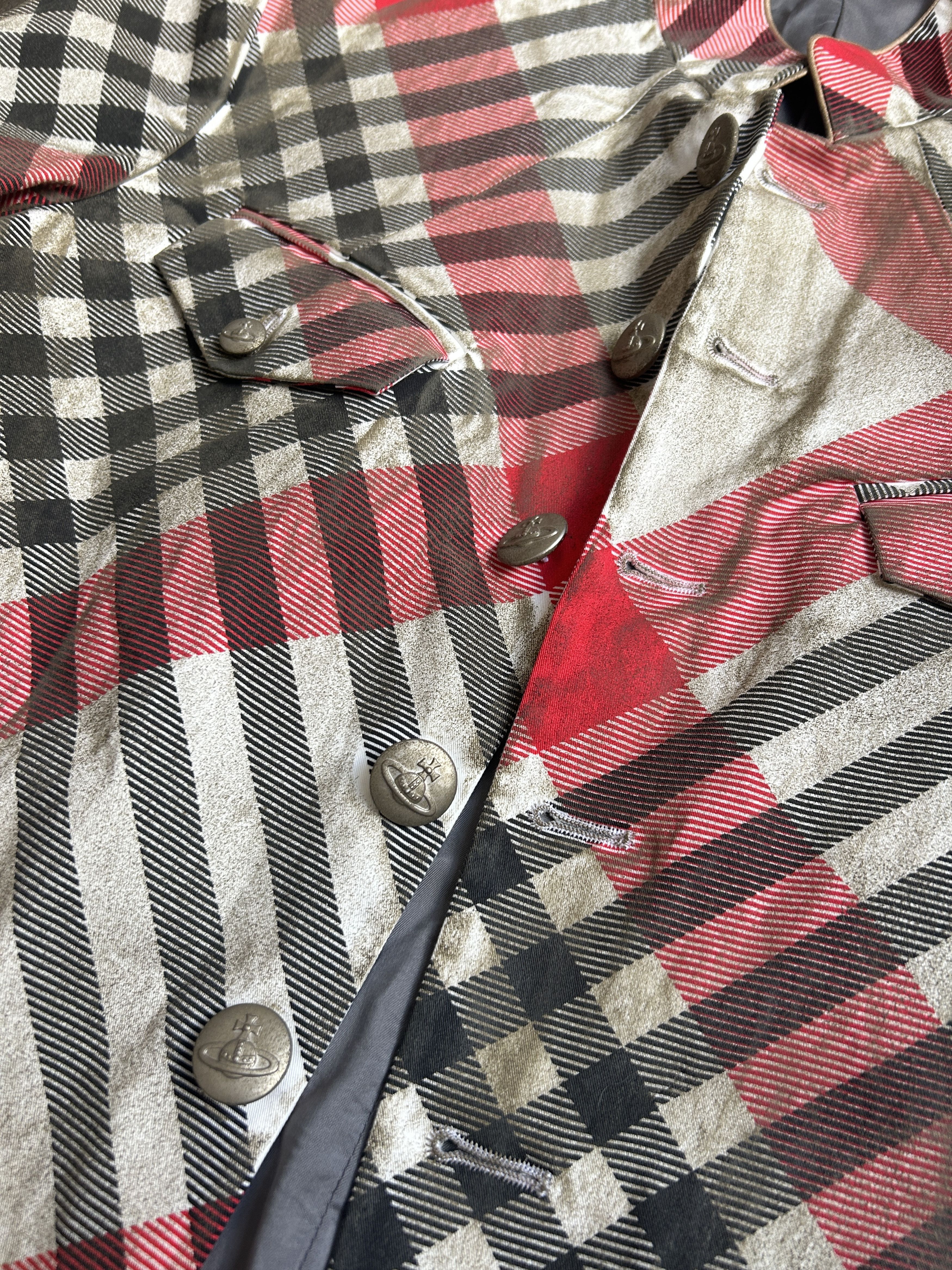 Vivienne Westwood Brand New 1,200$ 2016 Heavy Coat w/ Purposeful Distressing Size US M / EU 48-50 / 2 - 11 Thumbnail