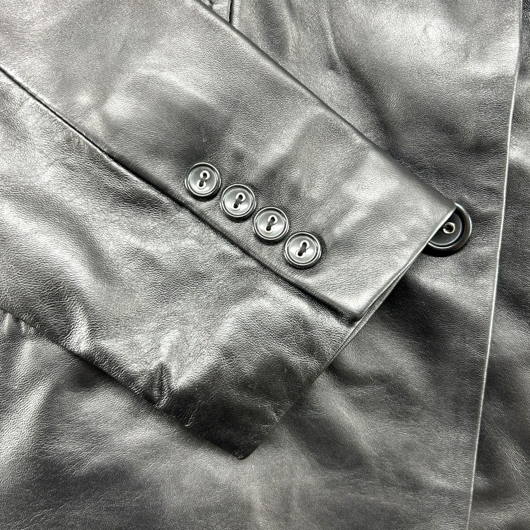 Vintage VINTAGE Convington Jacket Womens M Black Coat Lined Genuine Leather Blazer 90s Size M / US 6-8 / IT 42-44 - 4 Thumbnail