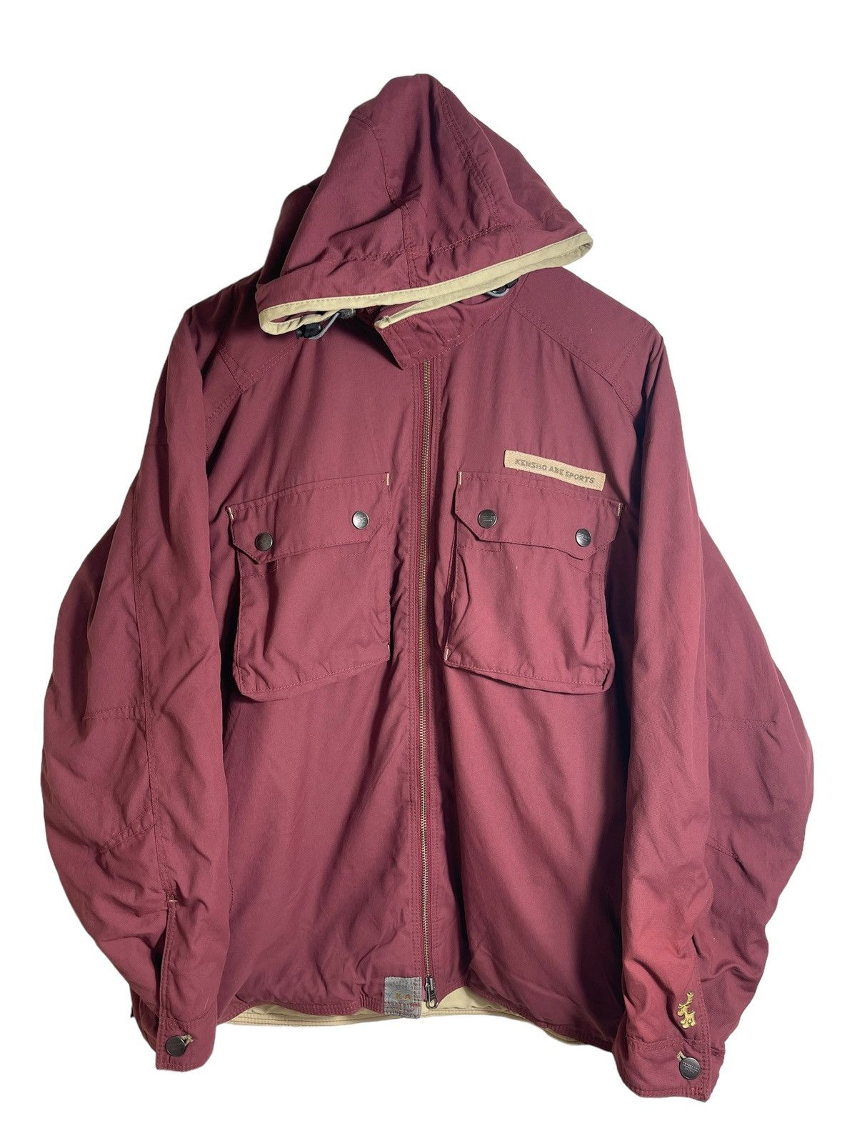 Japanese Brand Kensho abe outdoor jacket armpit 23x28 Size US L / EU 52-54 / 3 - 1 Thumbnail