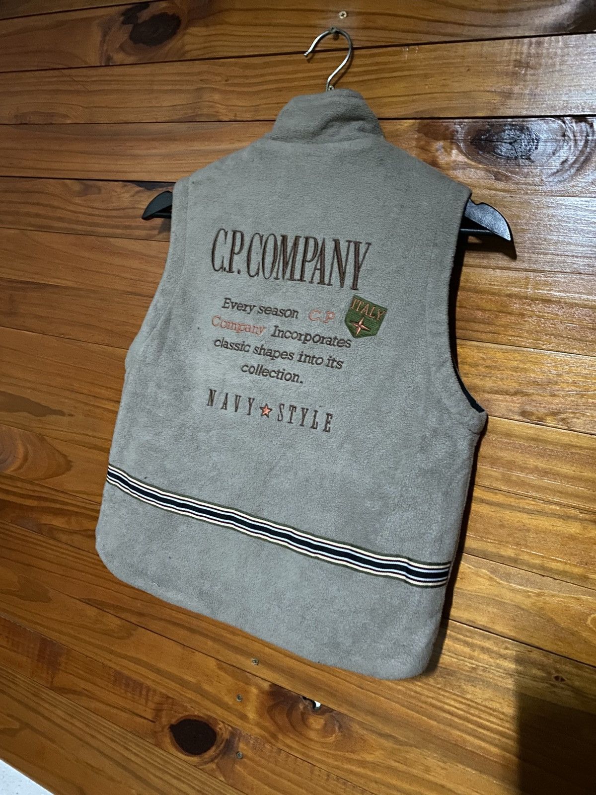C.P. Company C.P. Company Reversible Fleece Puffer Vest Italian Utility Size US XS / EU 42 / 0 - 17 Thumbnail