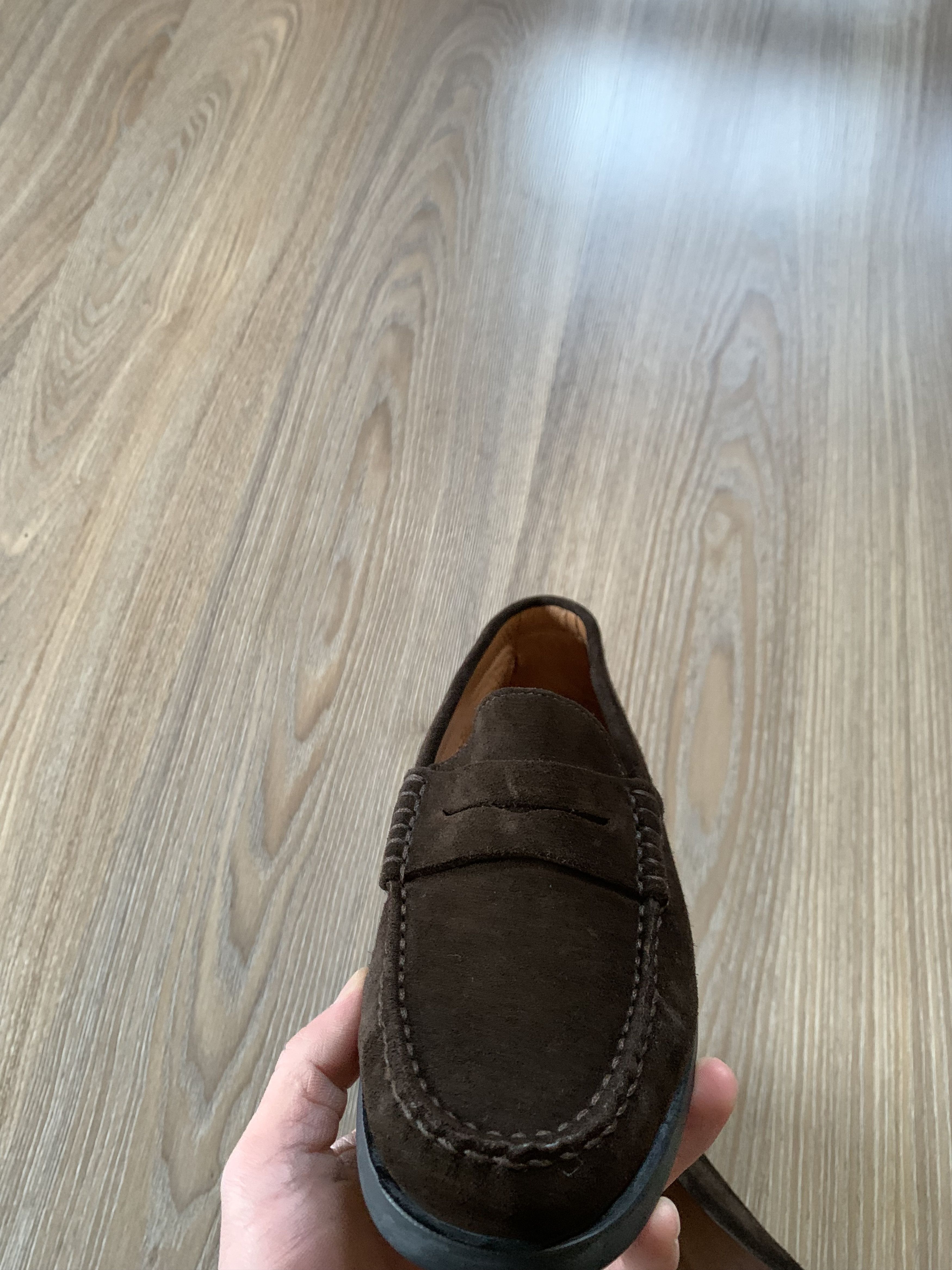 Vintage Triver Flight Brown Suede Mocassins Loafers Size US 8 / EU 41 - 12 Thumbnail