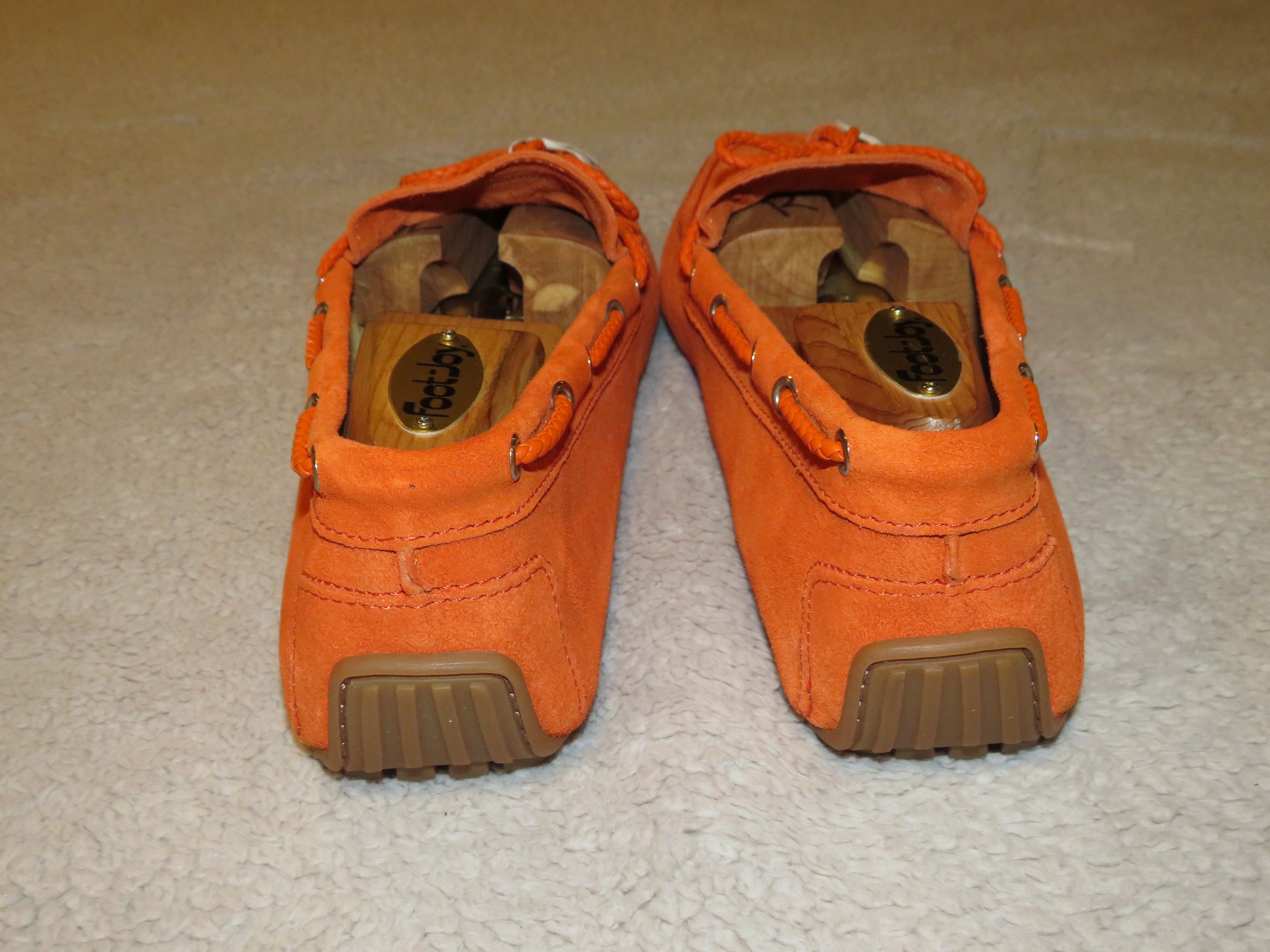 Ralph Lauren Purple Label Harold Orange Calf Skin Tassel Driving Loafers 8D NWB Size US 8 / EU 41 - 7 Thumbnail