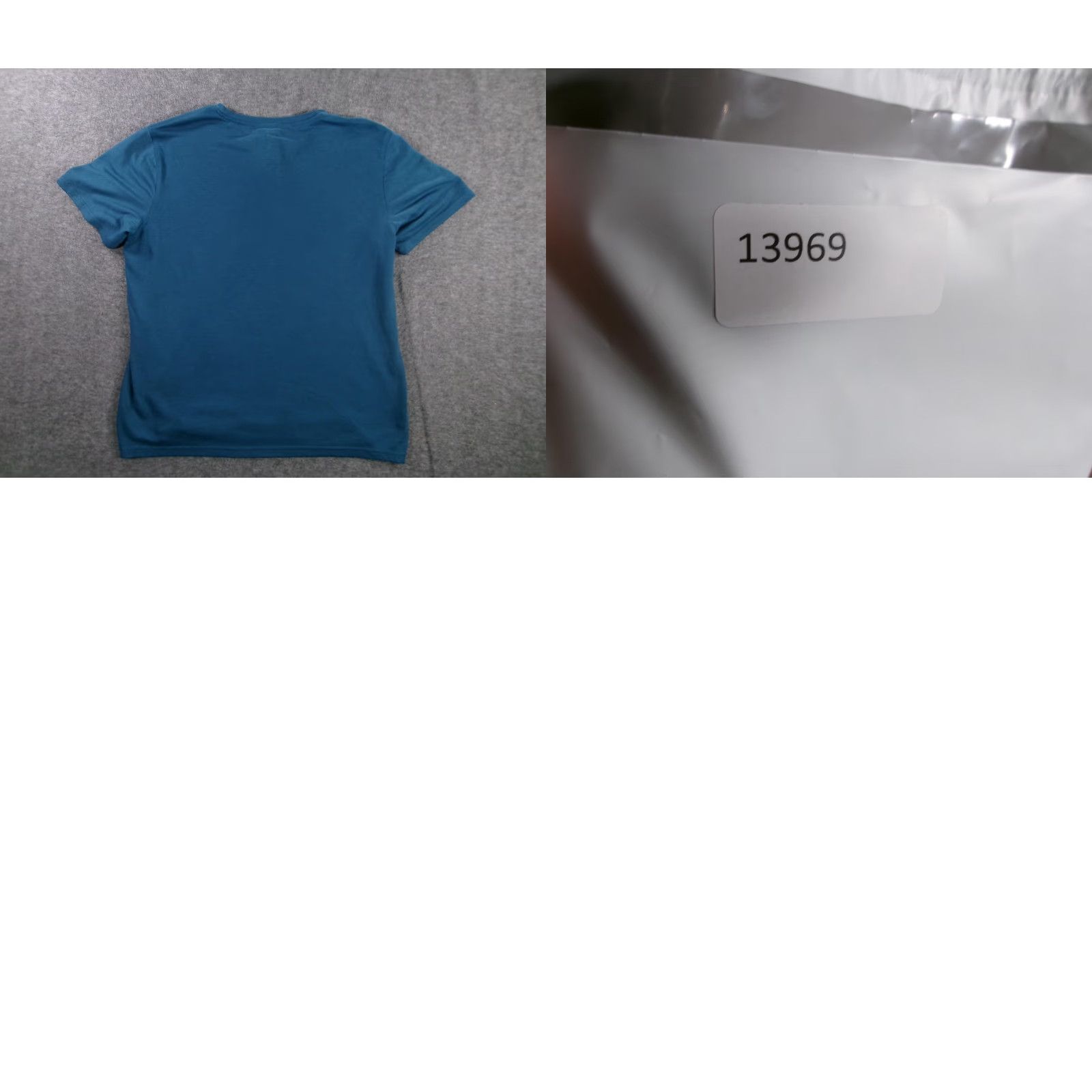 George George Shirt Mens L Teal Henley Classic Short Sleeve Comfortable Everyday Basic Outdoor Shirt Size US L / EU 52-54 / 3 - 8 Thumbnail
