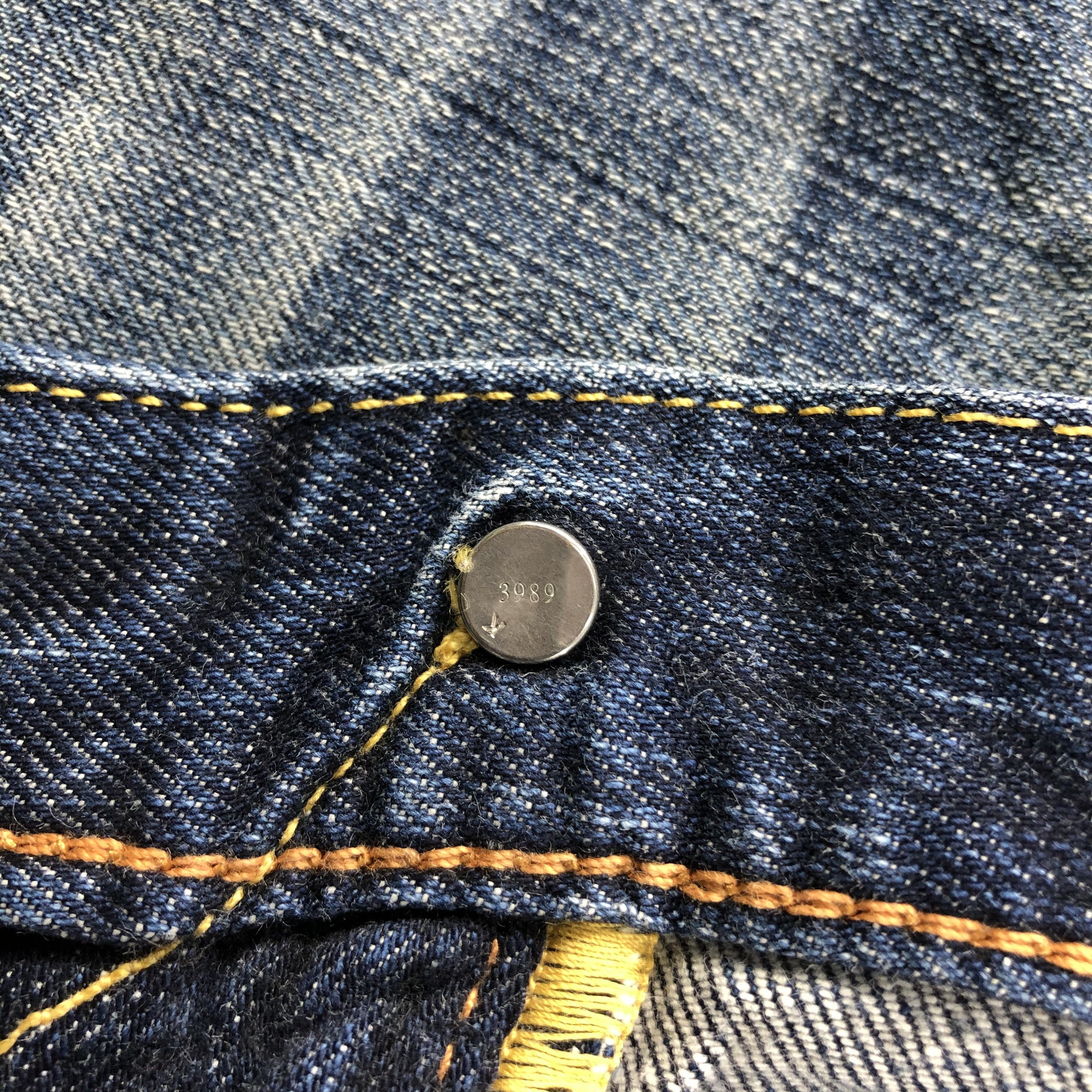 Levi's Vintage Levi's 551 Jeans Distress Dark Wash Denim KJ919 Size US 33 - 13 Thumbnail