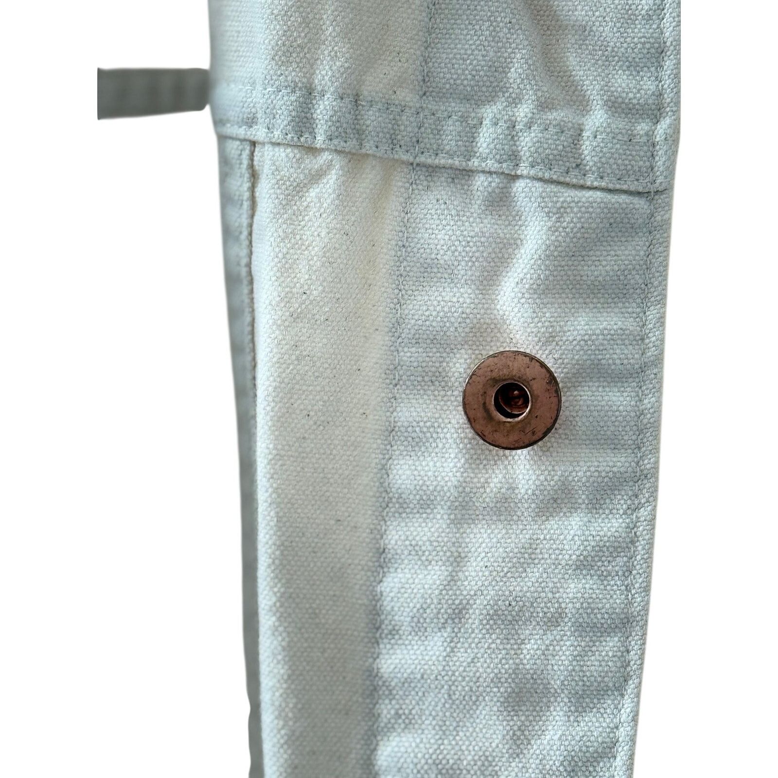 Billy Reid Billy Reid Premium Denim Chore Jacket Size L - Cream/Natural Size US L / EU 52-54 / 3 - 5 Thumbnail
