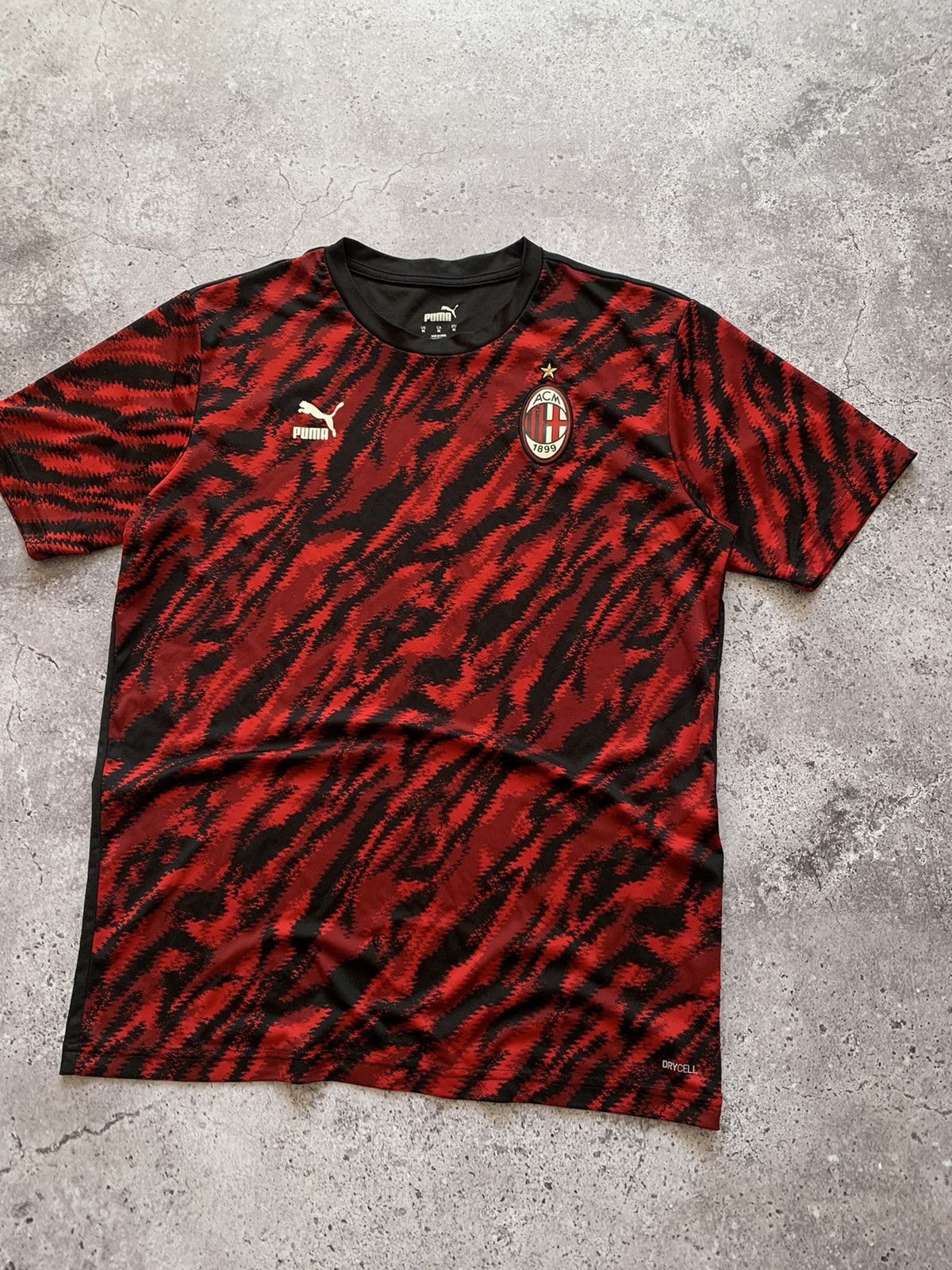 Puma × Vintage 🔥PUMA AC MILAN VINTAGE TRAINING JERSEY Size US M / EU 48-50 / 2 - 2 Thumbnail