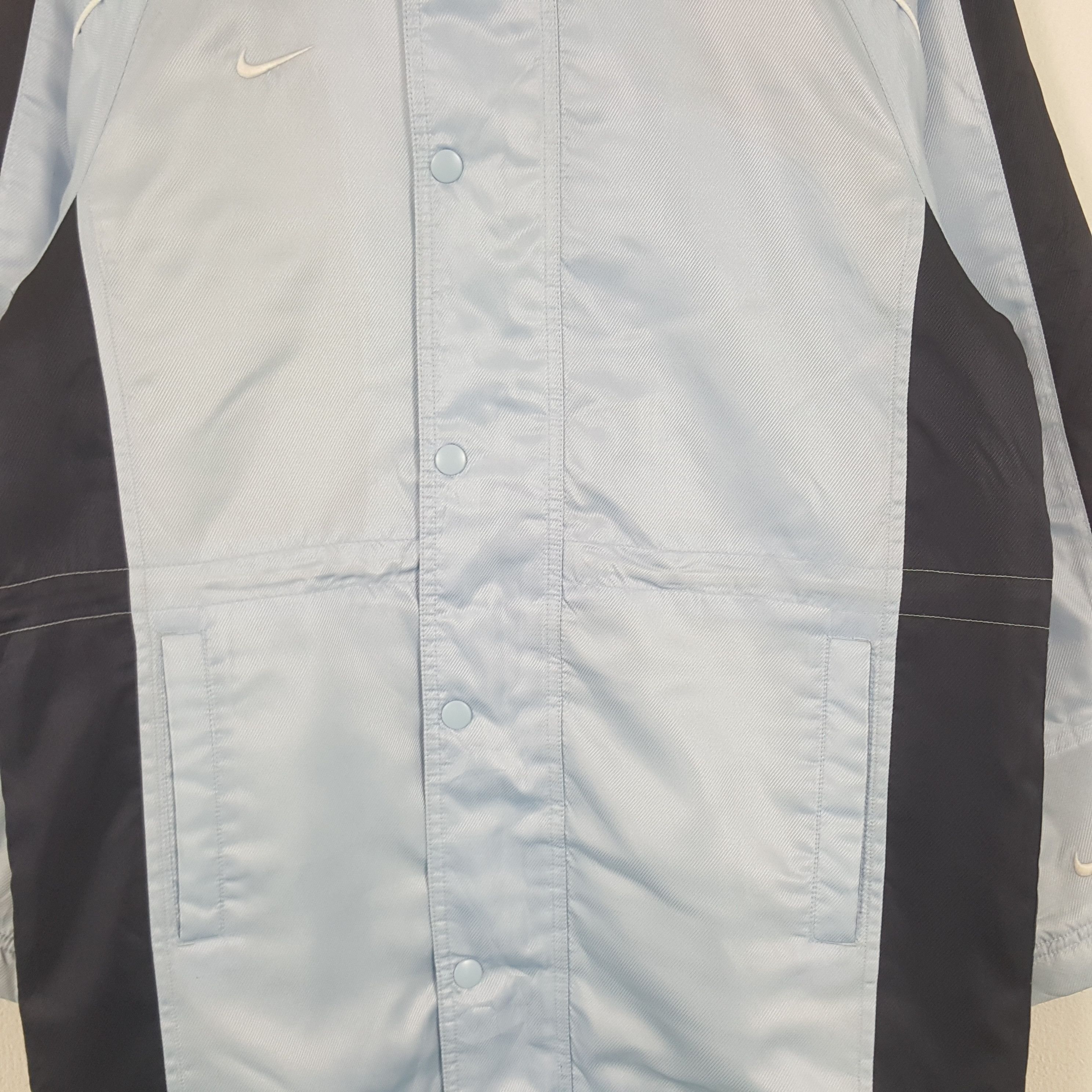 Nike × Vintage Vintage Nike American Big Swoosh Long Jacket C281N8 Size US M / EU 48-50 / 2 - 4 Thumbnail