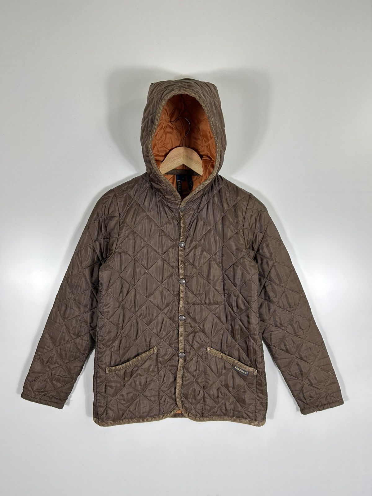 🔥Lavenham Suffolk Hooded Snap Button Quilted Jacket