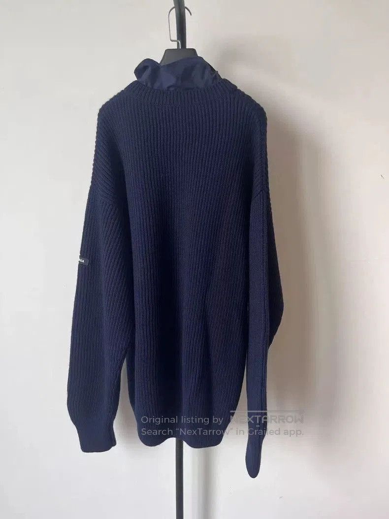 Balenciaga Balenciaga Men's Blue Layered Sweater. Size US S / EU 44-46 / 1 - 2 Thumbnail