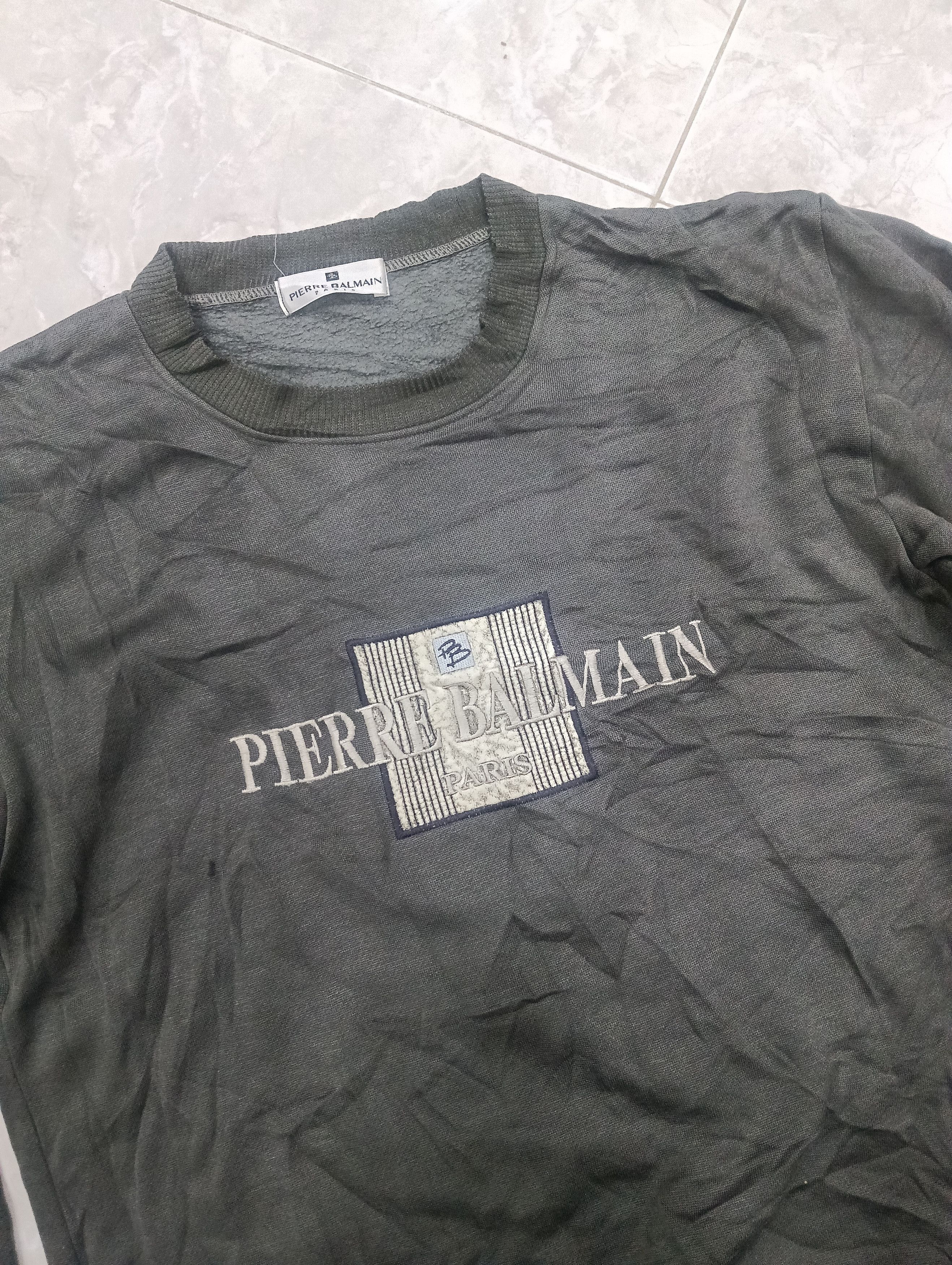 Balmain Vintage Piere Balmain Sweat Spellout Size US L / EU 52-54 / 3 - 3 Thumbnail