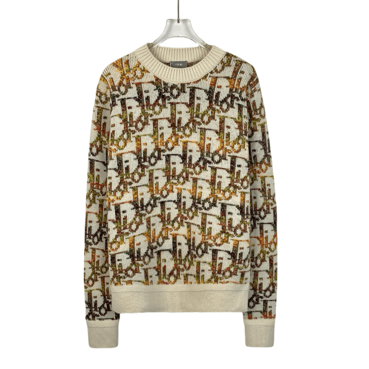 Dior Dior Colorblock Wool Crewneck Knit Sweater (Size M) Size M / US 6-8 / IT 42-44 - 1 Thumbnail