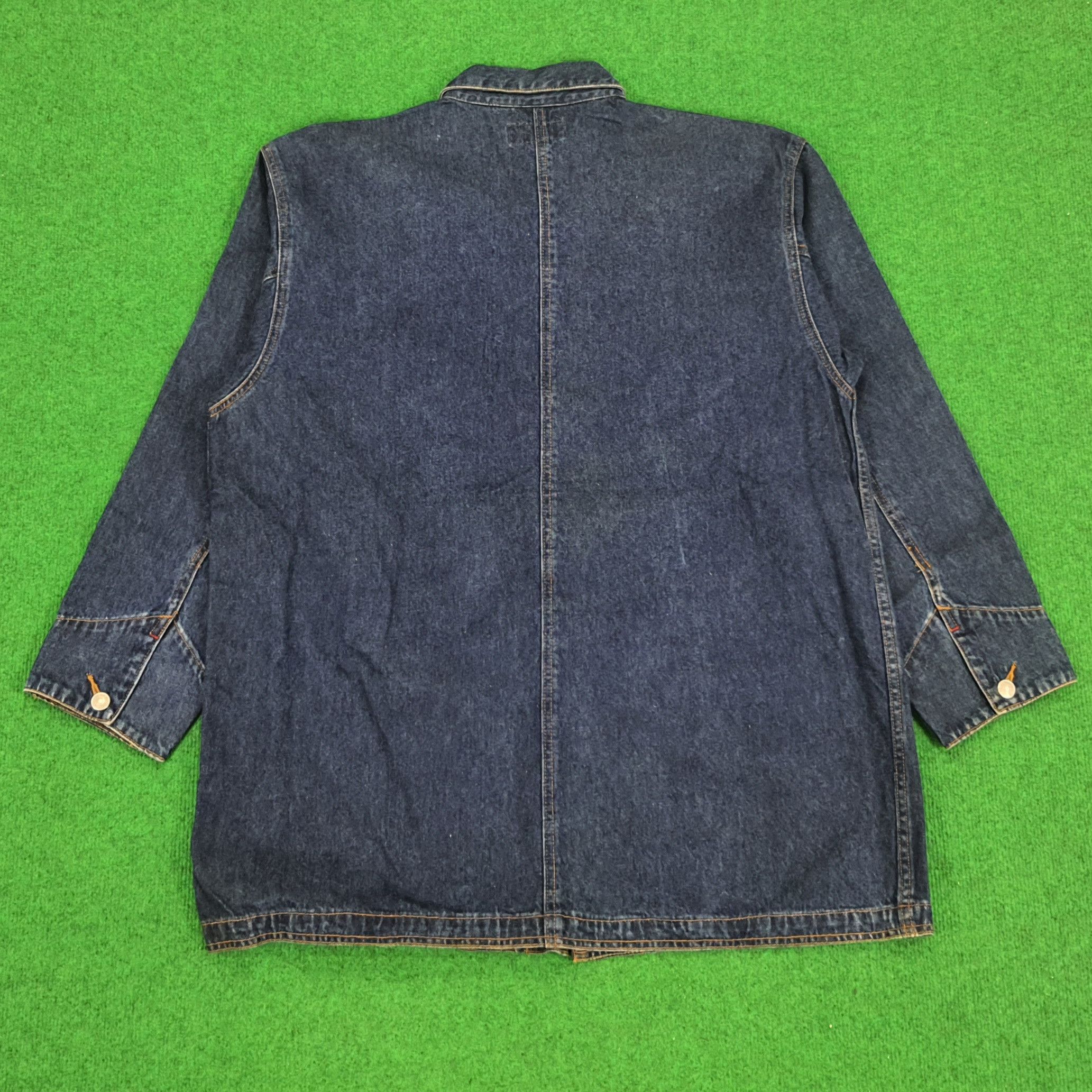 Vintage Vintage Polo Works Denim Jeans Jacket Size US L / EU 52-54 / 3 - 3 Thumbnail